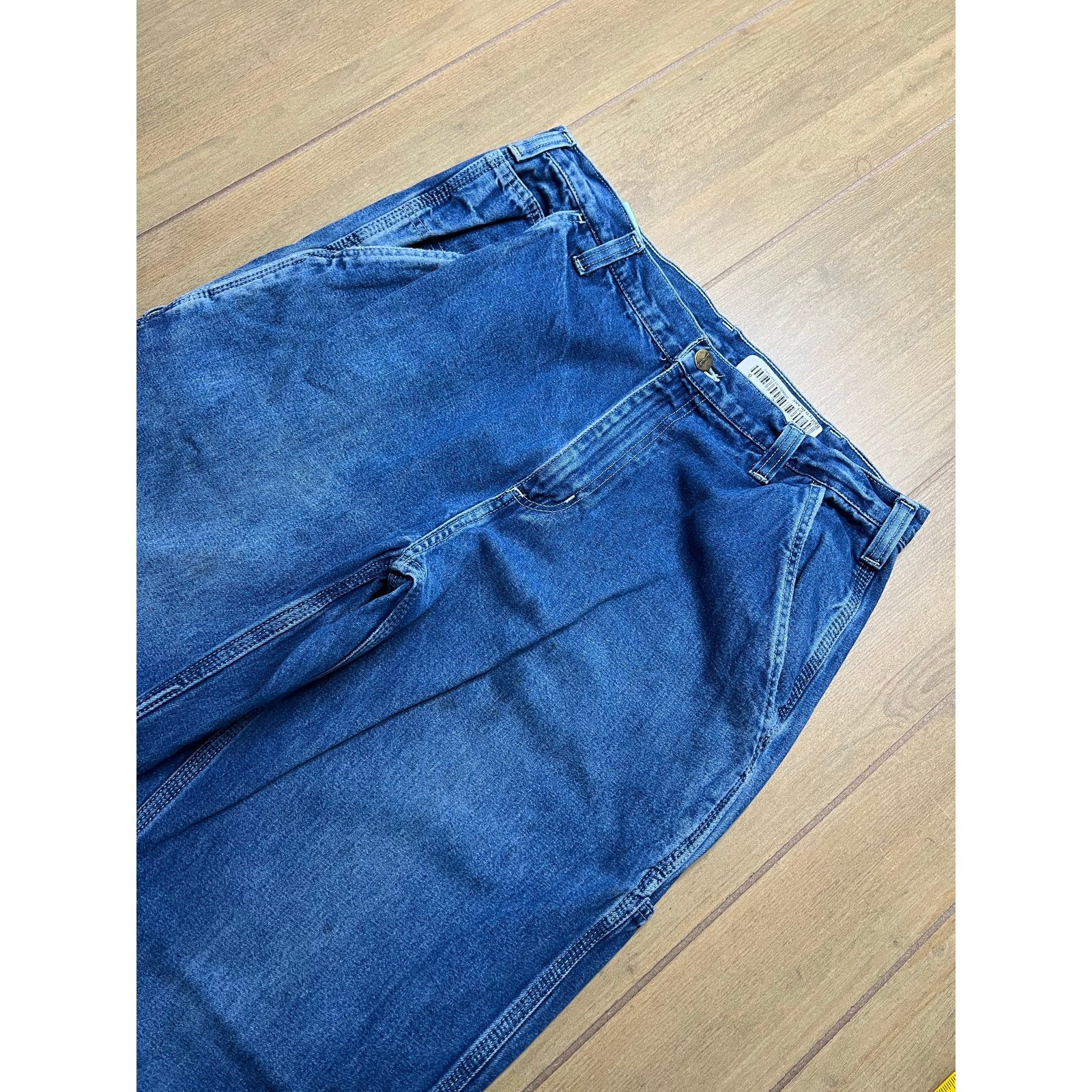 Carhartt Carhartt Double Knee Dungaree Fit Jeans 34x36 Workwear Denim Size US 34 / EU 50 - 4 Thumbnail