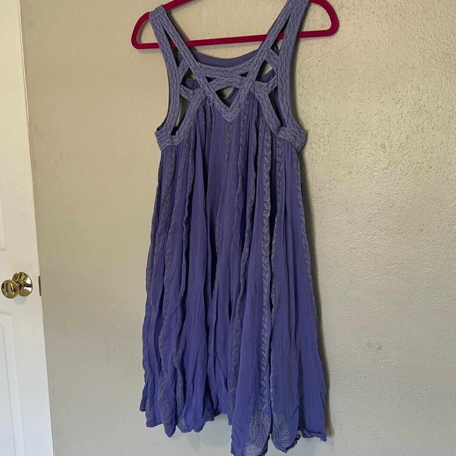 Free People Free People FP One Paisley Vine Tank Tunic Mini Size M / US 6-8 / IT 42-44 - 3 Thumbnail
