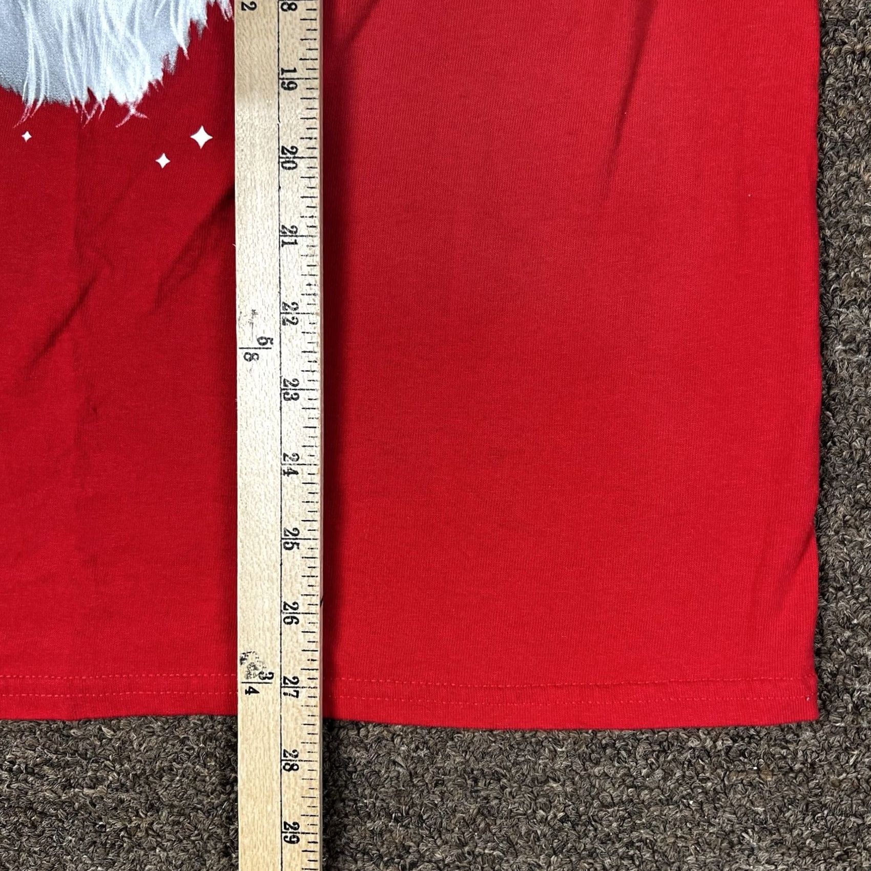 Gildan Gildan Christmas Santa Clause Graphic Tee T-Shirt Adult Medium Red Christmas Party Fun Gift Idea Size US M / EU 48-50 / 2 - 7 Thumbnail
