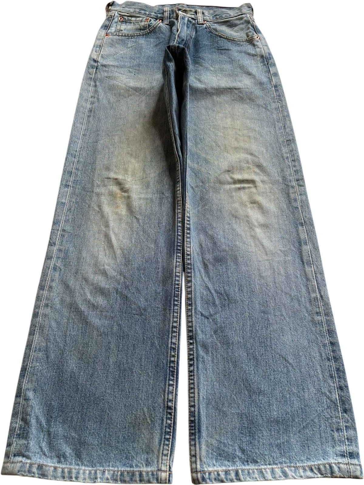 Levi's × Levi's Vintage Clothing Vintage 90s Levis 504 Mud Wash Loose Baggy Jeans Size US 27 - 1 Thumbnail