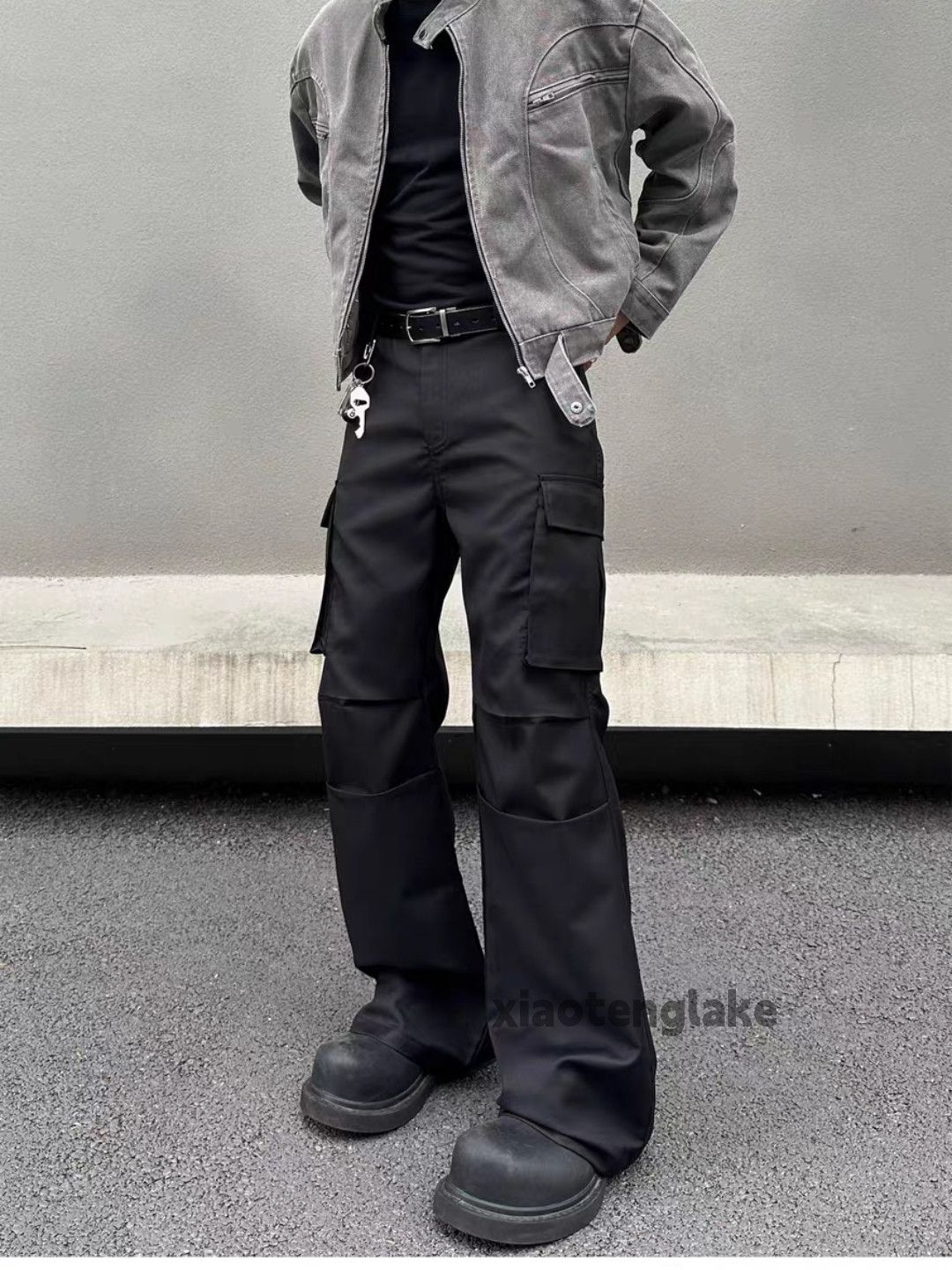 Designer × Japanese Brand × Vintage Utility military tactical cargo flared pleated flared pants Size US 34 / EU 50 - 5 Thumbnail