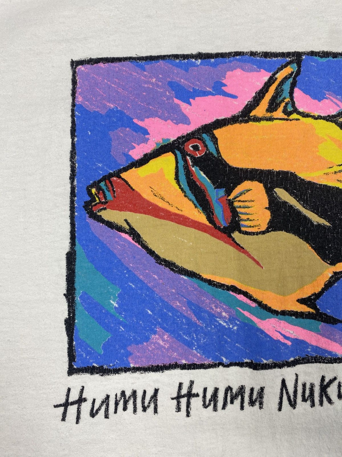 Other Vintage 1994 Maui Bay Hawaii Fish Graphic Tee Size US L / EU 52-54 / 3 - 4 Thumbnail