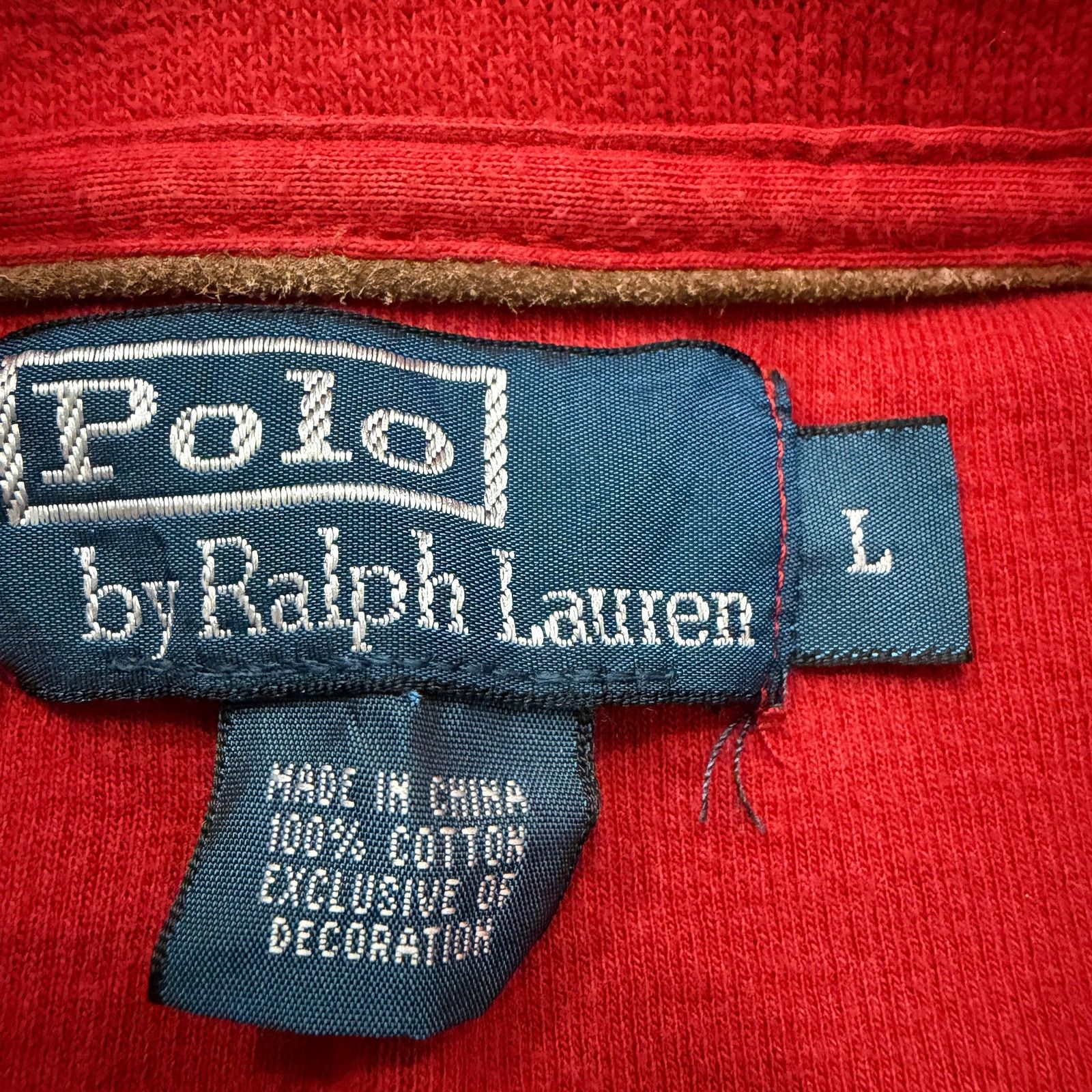 Polo Ralph Lauren Vintage Polo Ralph Lauren Quarter Zip Men's Large Sweater Size US L / EU 52-54 / 3 - 4 Thumbnail