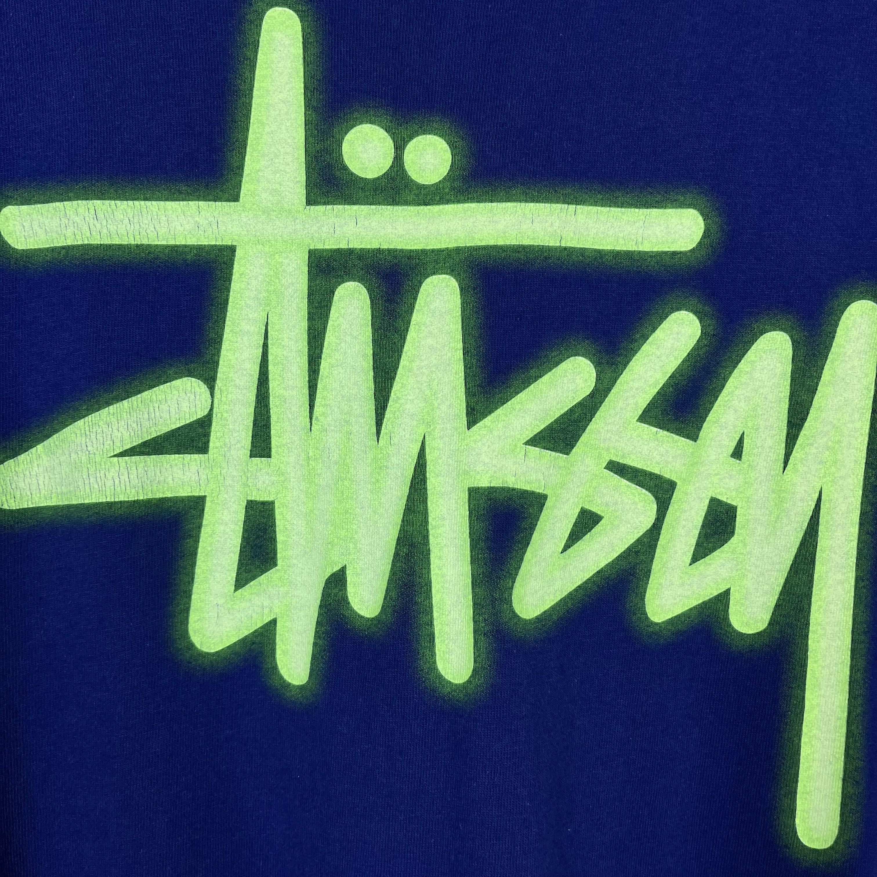 Stussy Vintage Stussy Acid Neon Graffiti Big Logo T Shirt 2000’s Size US L / EU 52-54 / 3 - 7 Thumbnail