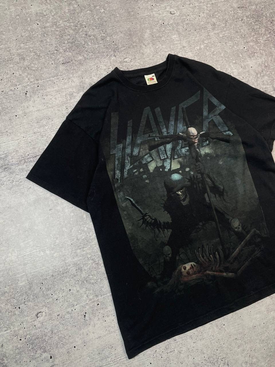 Band Tees Vintage 00s Slayer Tour Merch Band Tee T-Shirt Y2K Size US L / EU 52-54 / 3 - 2 Thumbnail