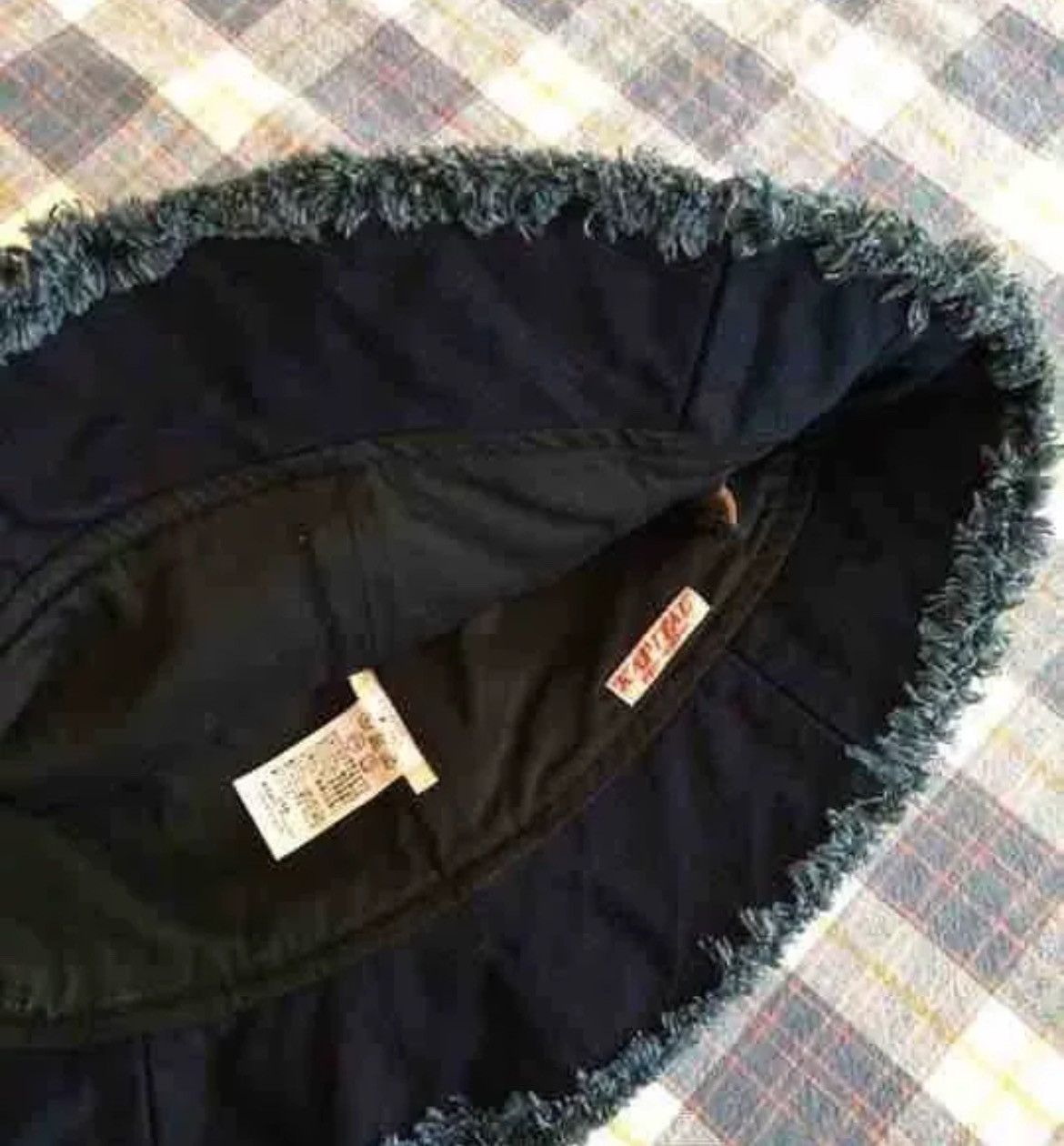 Kapital Kapital Cowboy Fur Hem Adjustable Fisherman Hat Size ONE SIZE - 3 Thumbnail