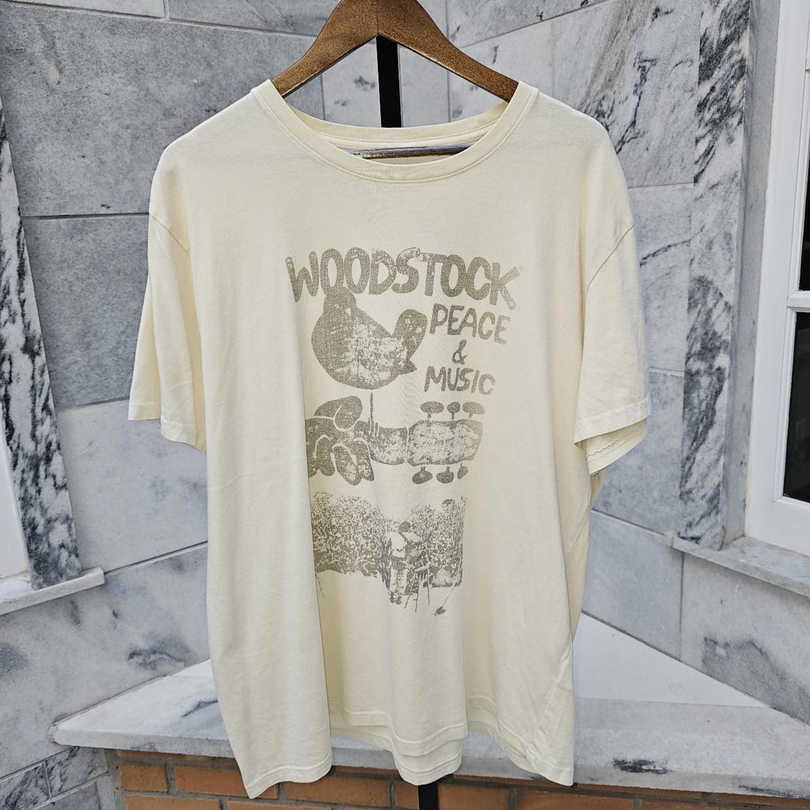Lucky Brand Lucky Brand Woodstock Peace and Music Tee Size US XXL / EU 58 / 5 - 1 Thumbnail