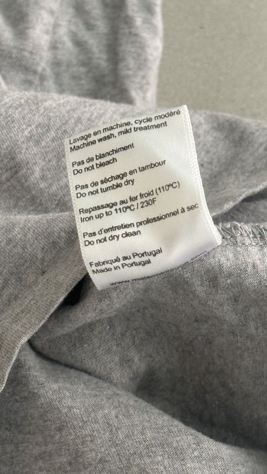 Maison Kitsune Gray logo tee shirt shiba inu dog Size US L / EU 52-54 / 3 - 4 Thumbnail