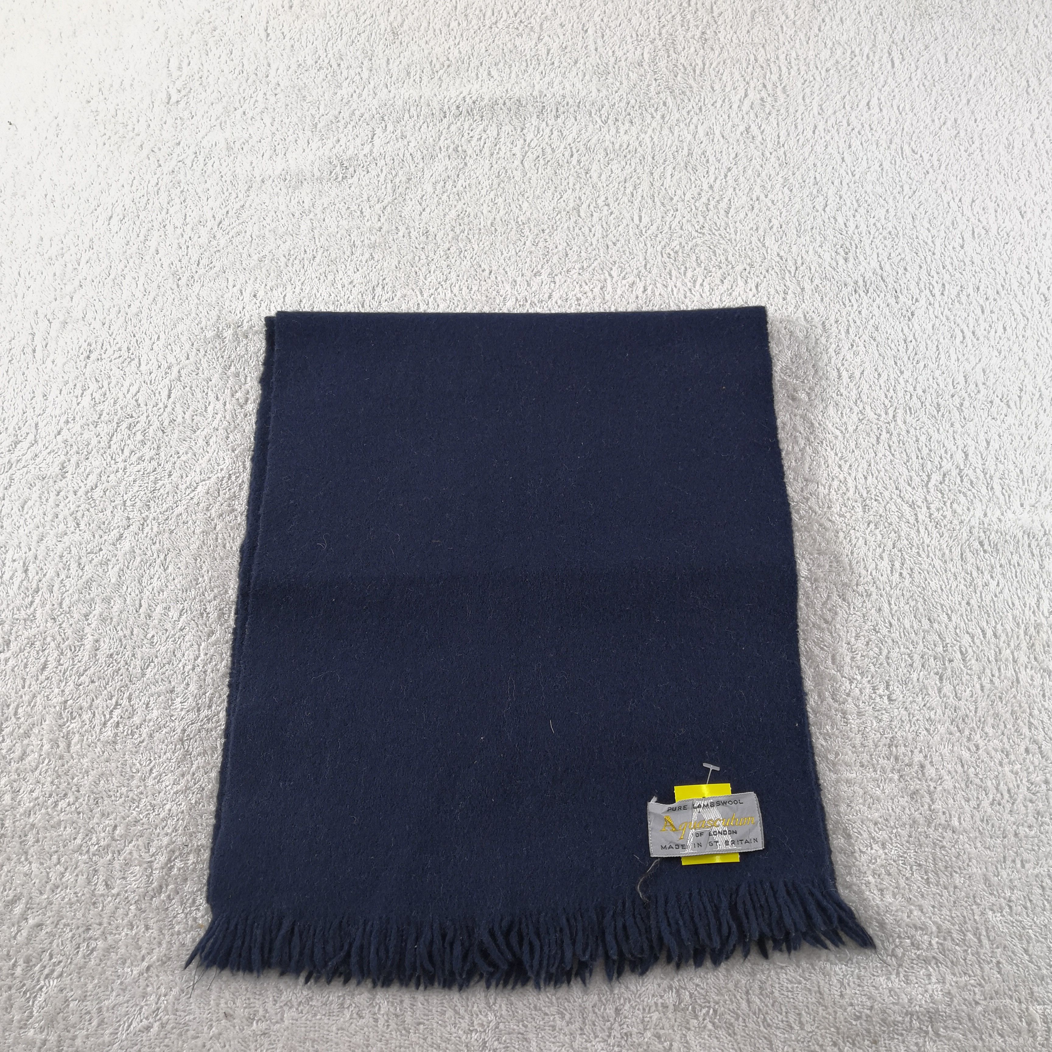 Aquascutum Vintage Aquascutum Scarf Muffler Wool Cashmere Scarves Size ONE SIZE - 2 Thumbnail