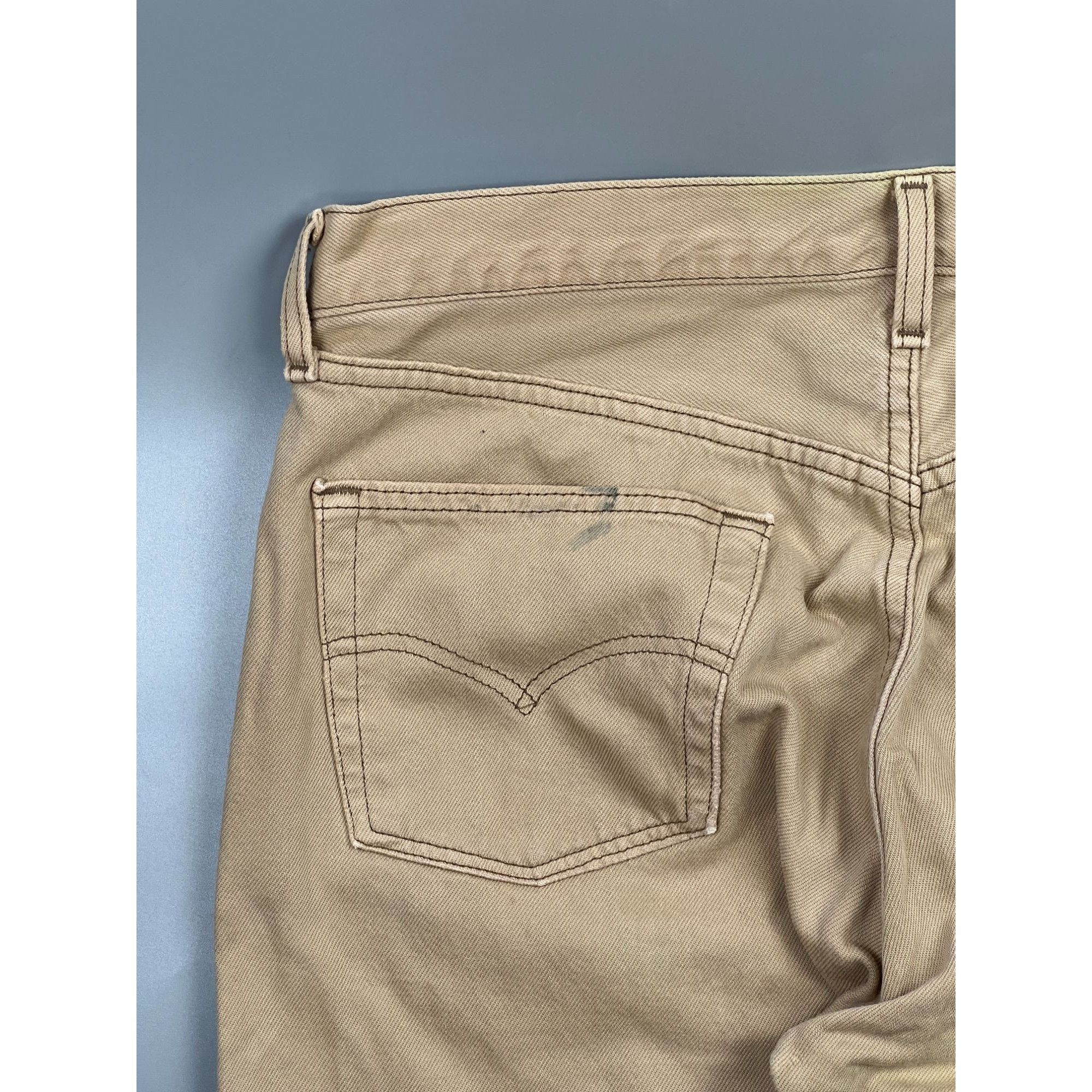 Levi's Levi’s 501 Made in USA Mustard Denim Jeans Pants (Y0892) Size US 34 / EU 50 - 15 Thumbnail