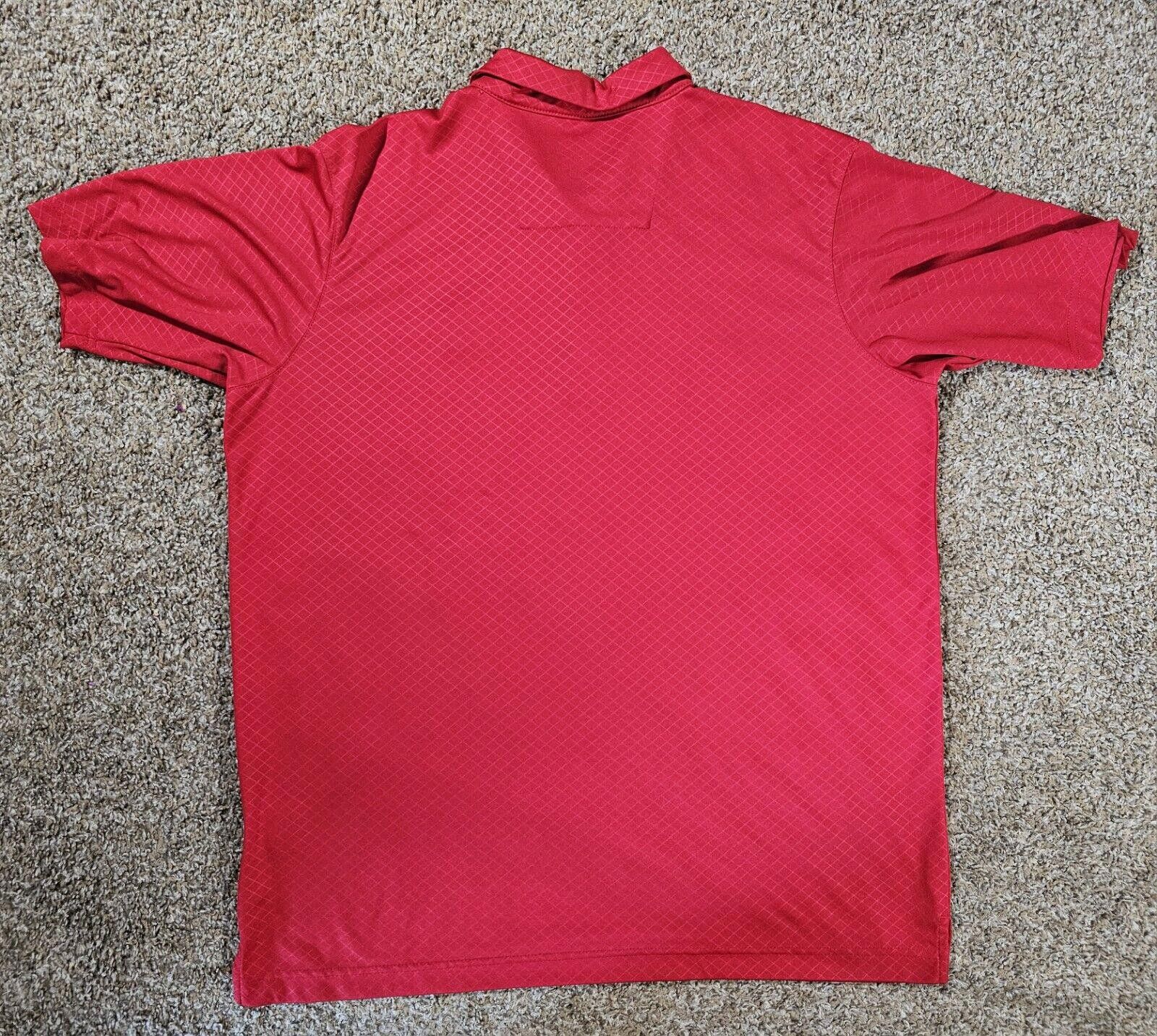 Antigua St Louis Cardinals Polo Shirt Adult Large Red Collared Size ONE SIZE - 6 Thumbnail