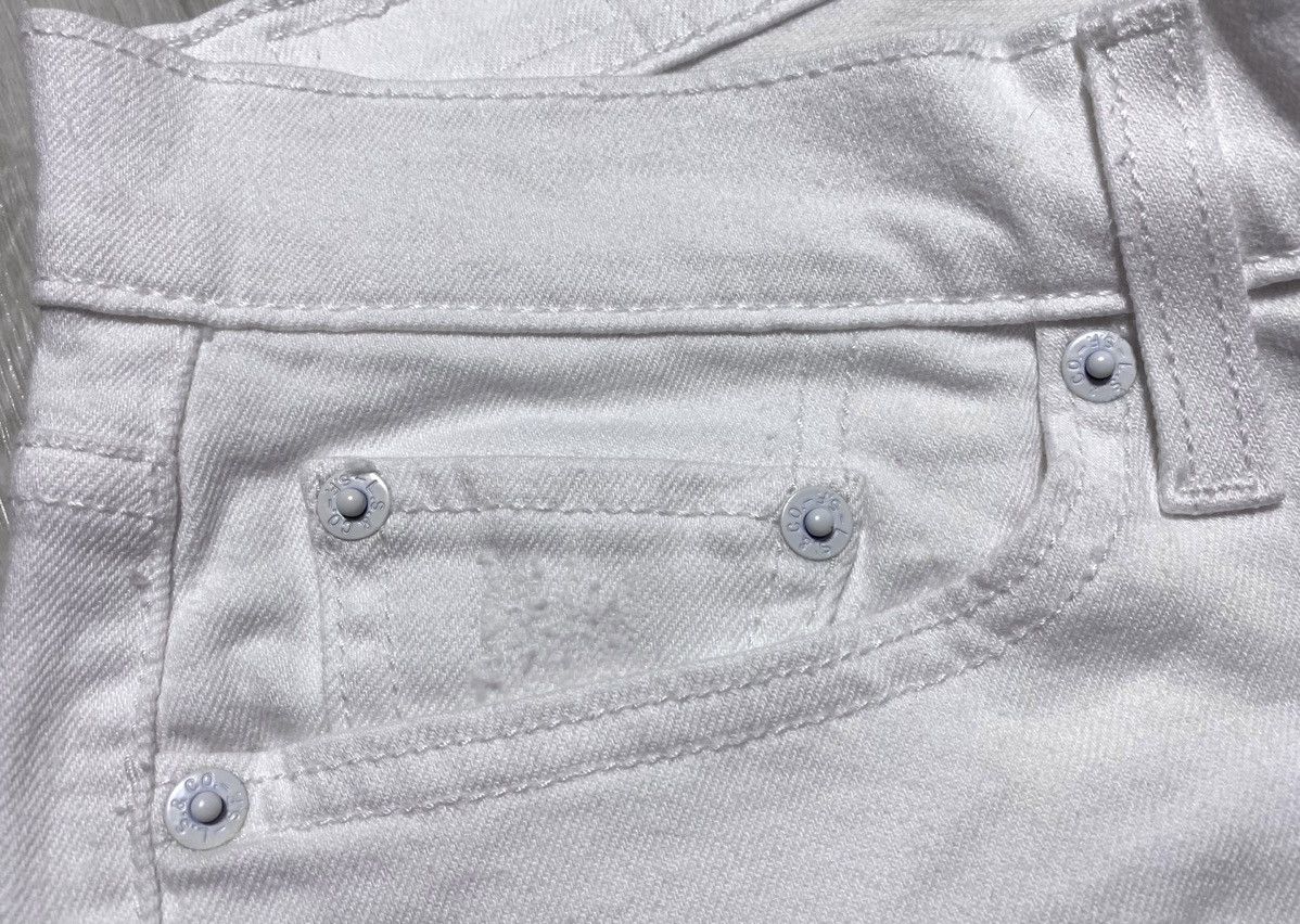 Levi's Vintage Clothing Levi’s 524 Skinny Strip Stitched Torn Distressed Jeans Denim Size 29" - 11 Thumbnail
