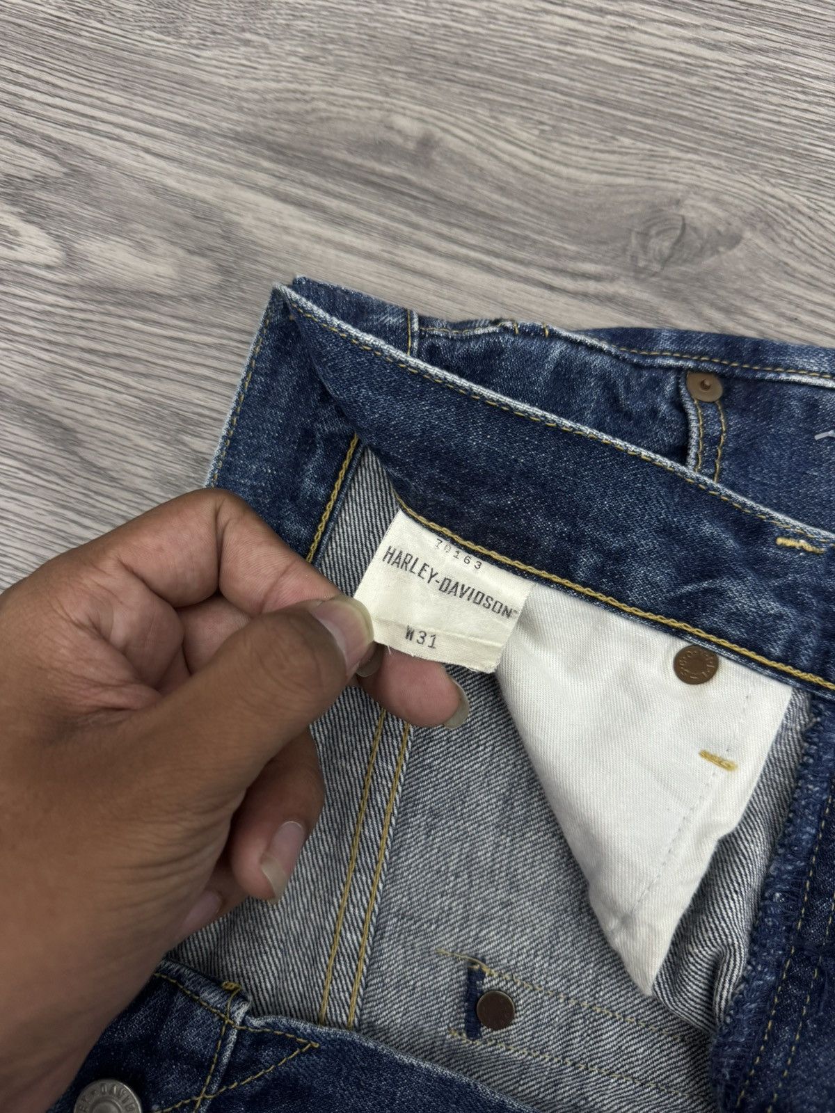 Harley Davidson Harley Davidson Vintage Denim Selvedge Size US 30 / EU 46 - 6 Thumbnail