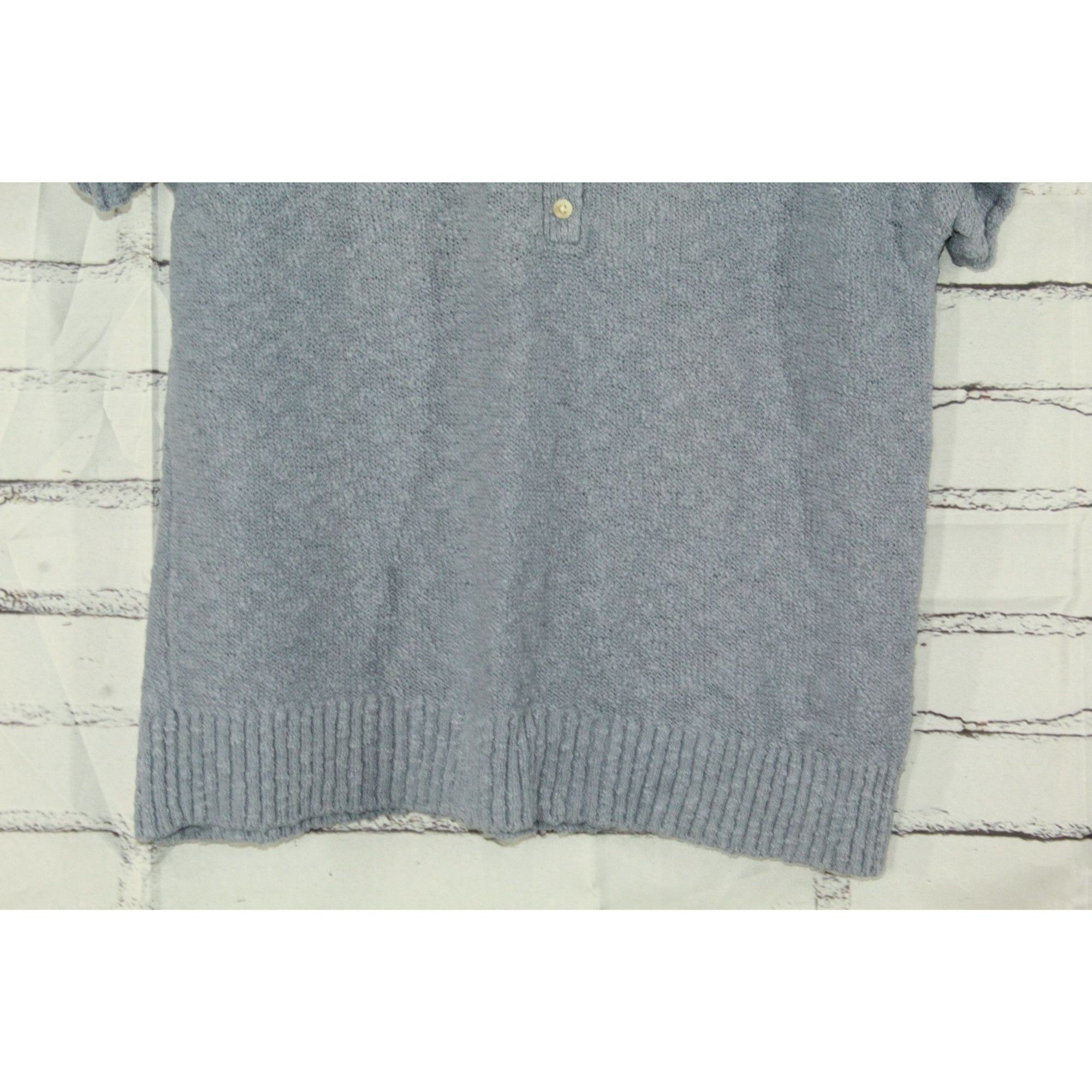 L.L. Bean LL Bean Women's Midweight Cotton Slub Sweater Henley Size M / US 6-8 / IT 42-44 - 4 Thumbnail