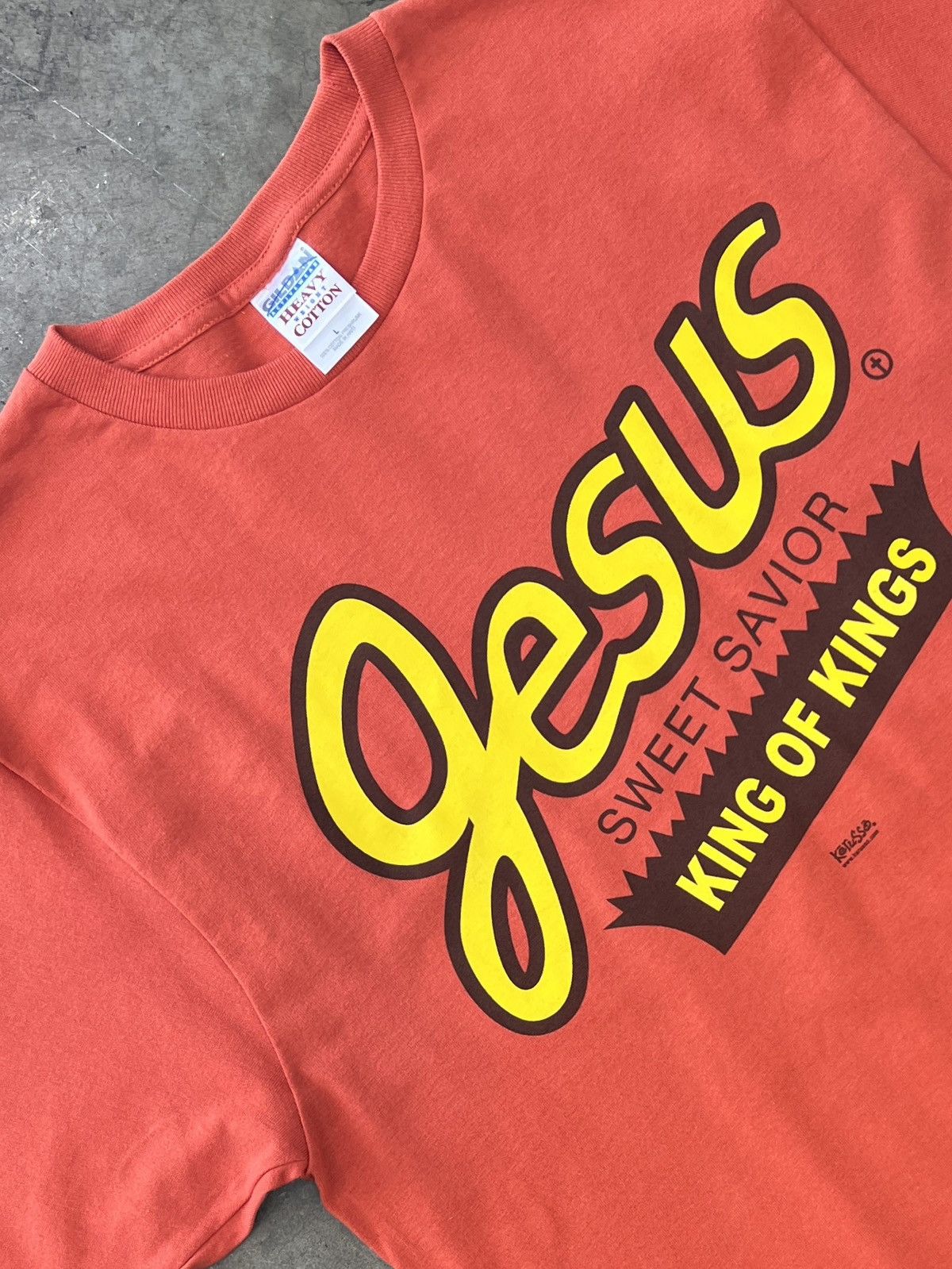 Vintage Vintage 90s Kerusso Jesus Savior Kings Religious Large Size US L / EU 52-54 / 3 - 1 Thumbnail