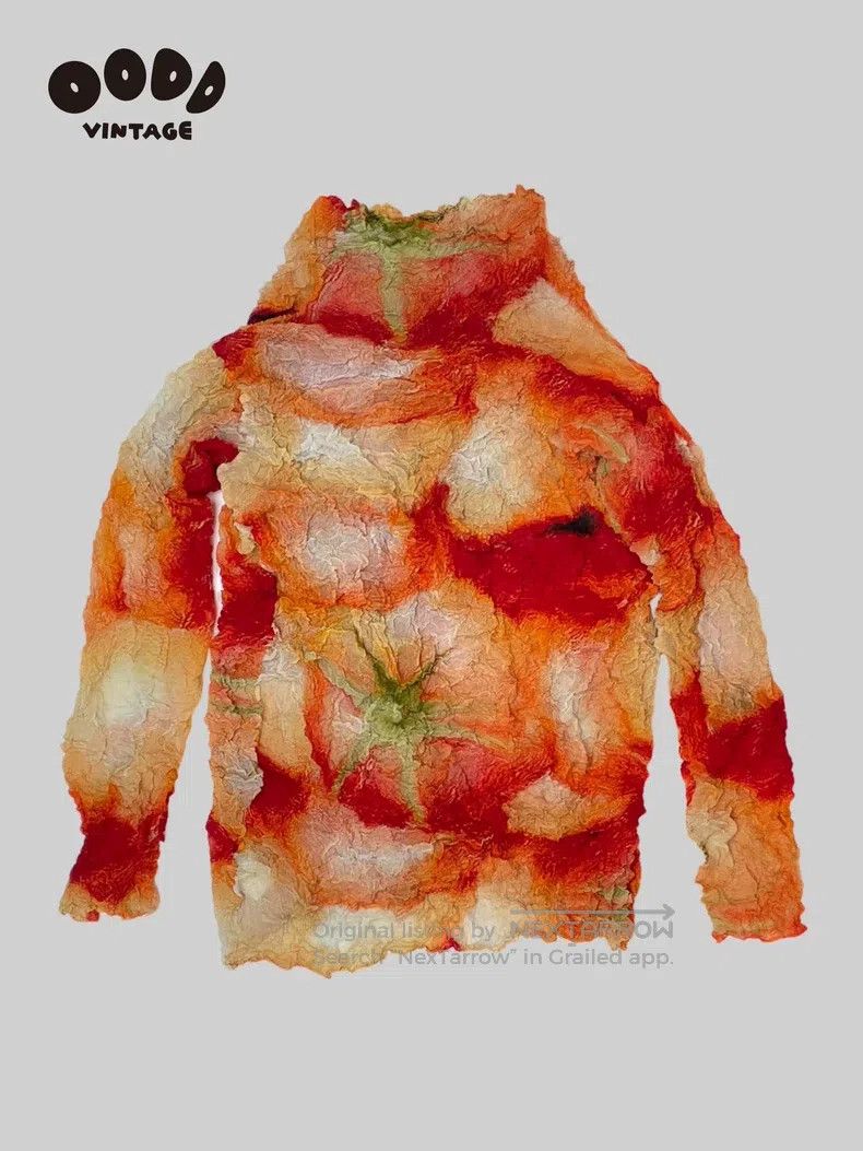 Issey Miyake Issey Miyake Tomato Ruffle Long Sleeve Top Size M / US 6-8 / IT 42-44 - 3 Thumbnail