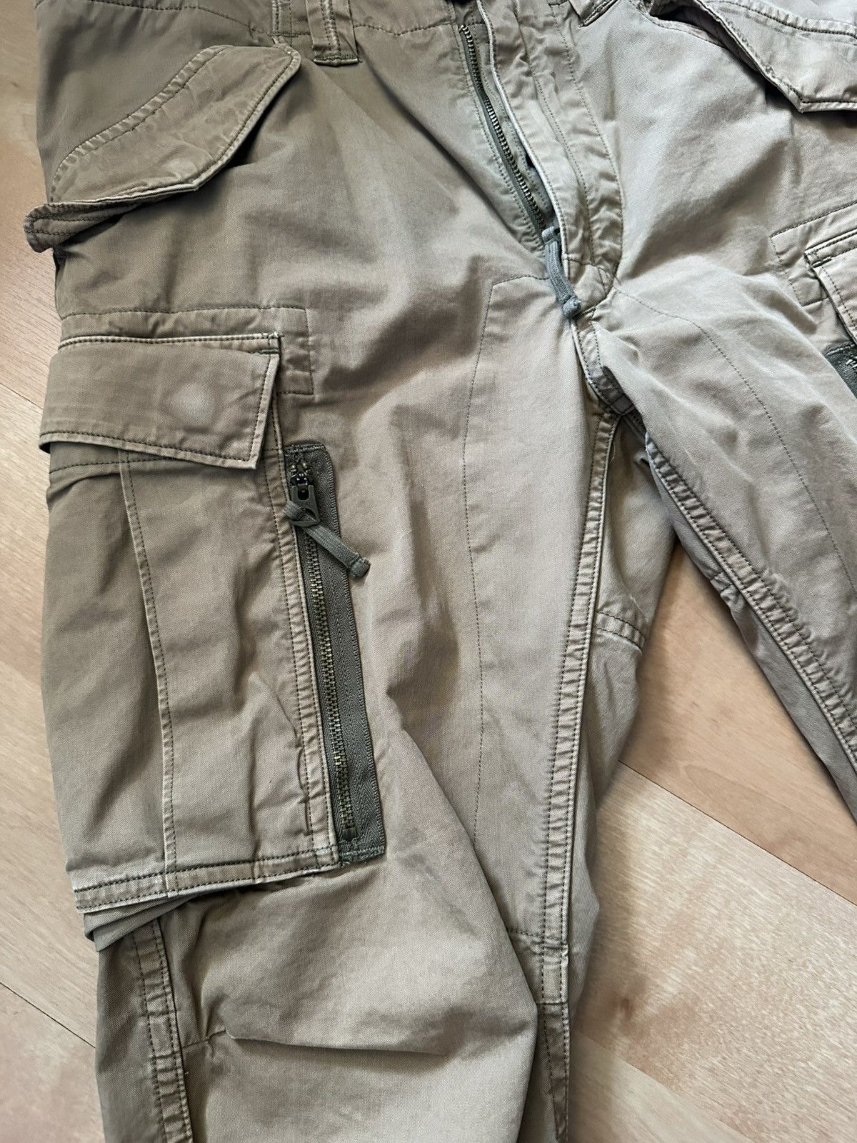 RRL Ralph Lauren RRL khaki cargo military pant Size US 29 - 5 Thumbnail