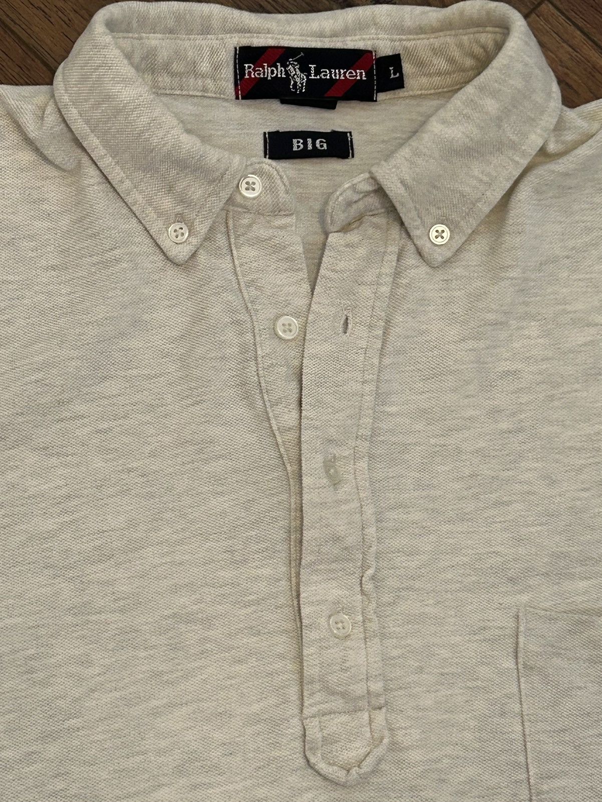 Polo Ralph Lauren Vintage 1980’s Polo by Ralph Lauren Single Stitch BIG Polo Size US XL / EU 56 / 4 - 3 Thumbnail