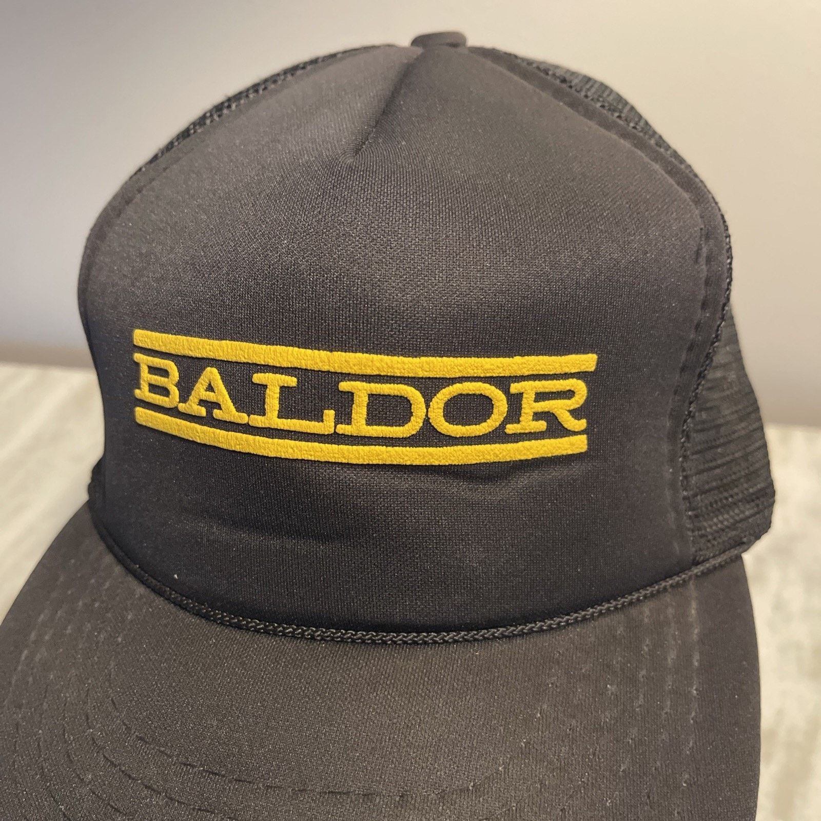 Vintage BALDOR Electric Motors vintage Black adjustable cap Trucker Size ONE SIZE - 2 Thumbnail