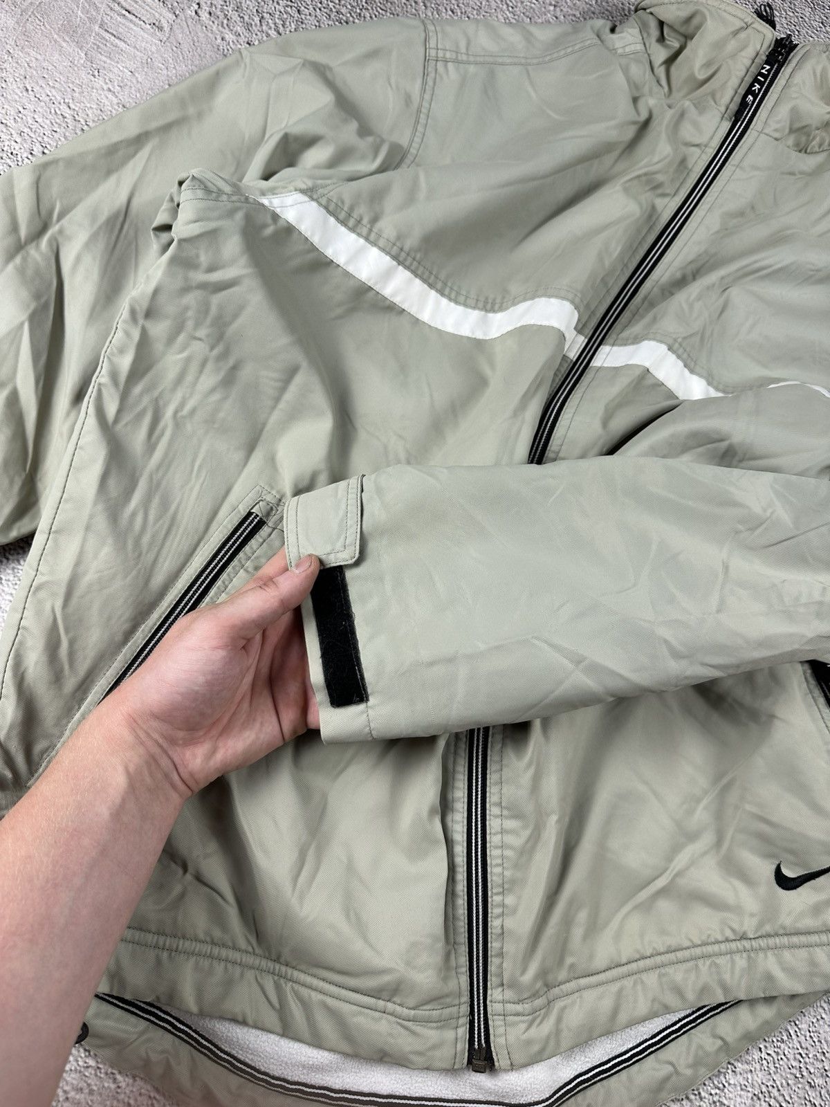 Nike VTG Retro Nike Fleece Lined Jacket Gorpcore Style Y2K Size US XL / EU 56 / 4 - 15 Thumbnail