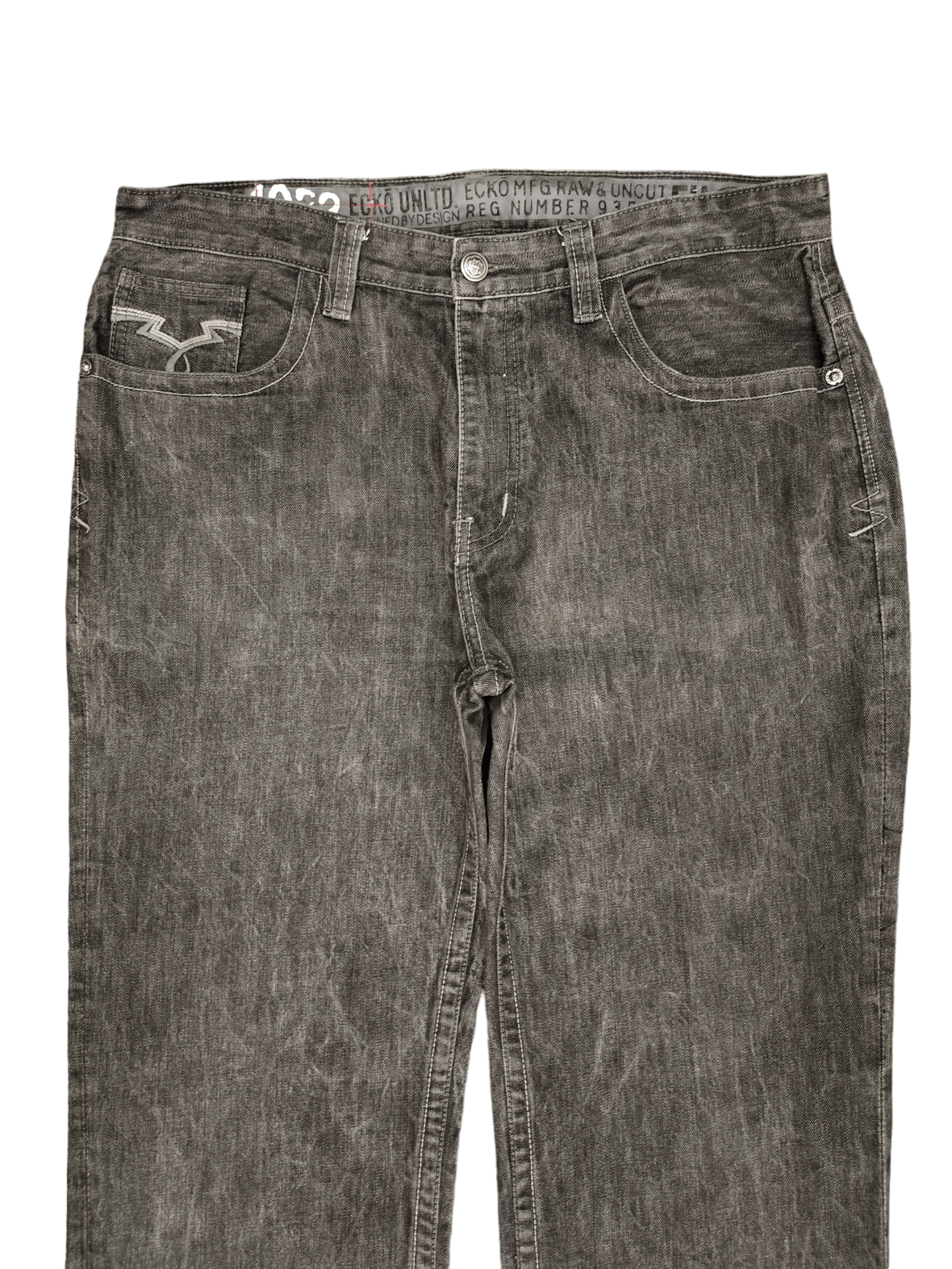 Ecko Unltd. Baggy Jeans Ecko Unltd Raw & Uncut Wide Leg Denim Y2k Jnco Size US 38 / EU 54 - 8 Thumbnail