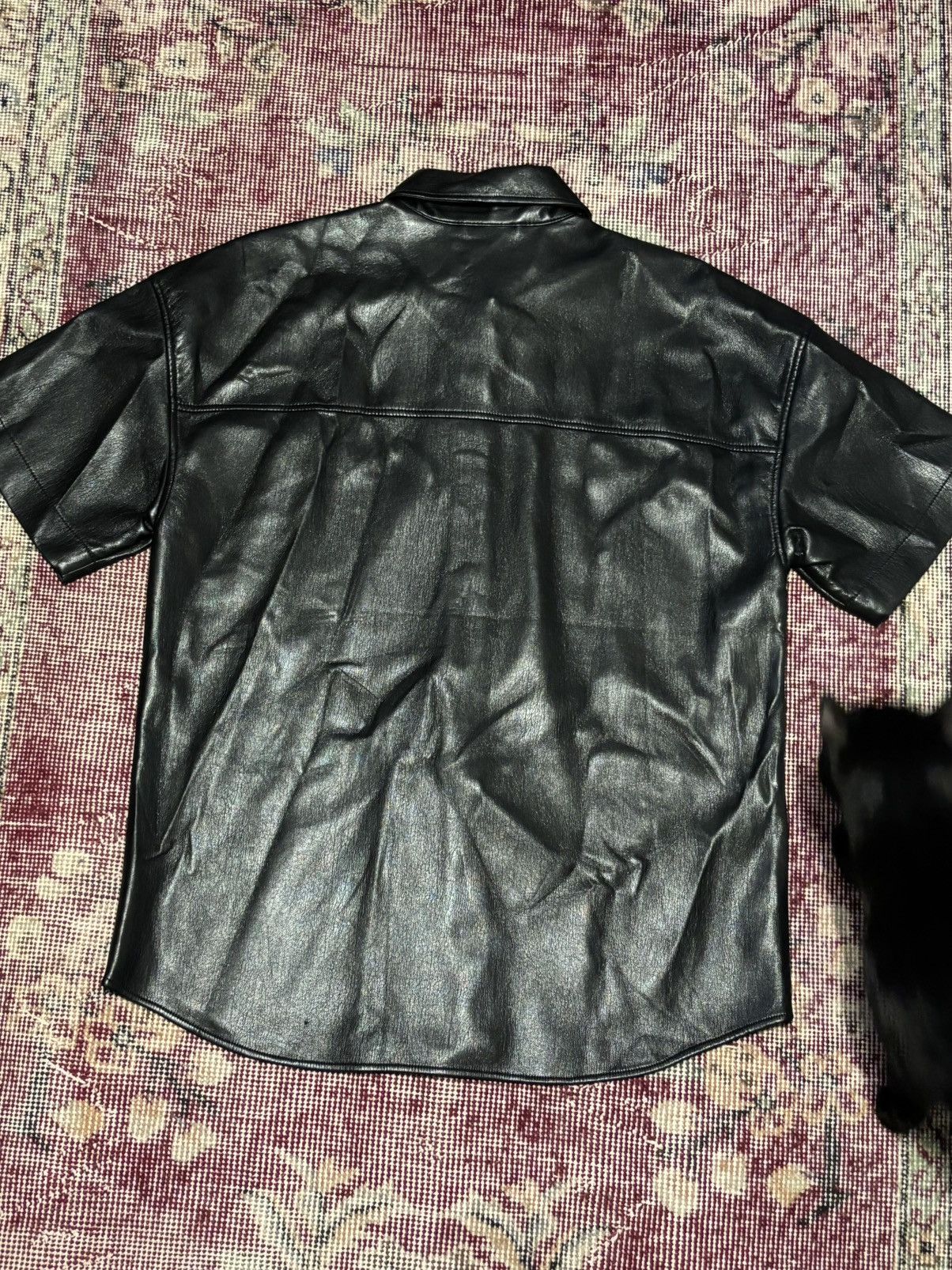 Other Babaton Size Medium Faux Leather shirt Size US M / EU 48-50 / 2 - 2 Thumbnail