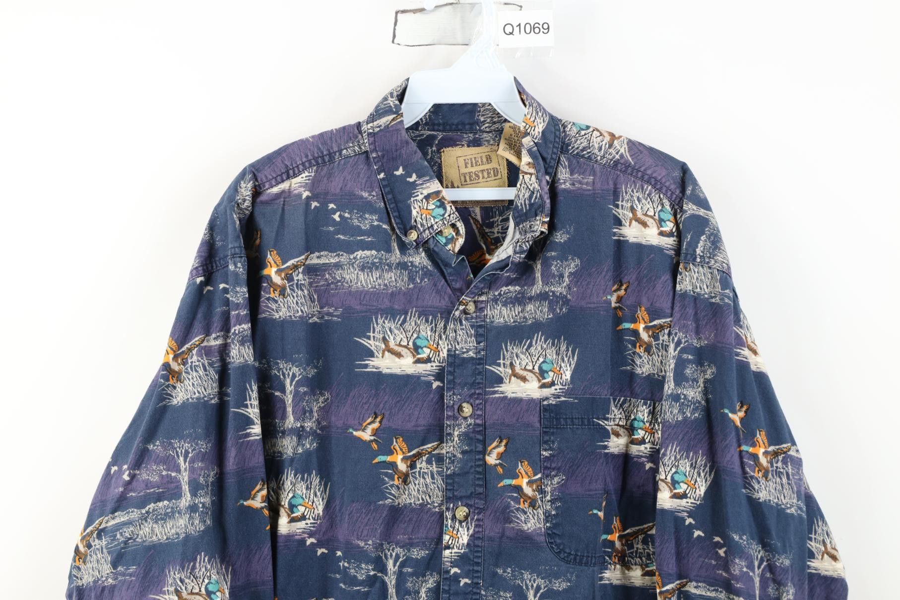 Vintage Vintage 90s Y2K Streetwear All Over Print Button Down Shirt Size US L / EU 52-54 / 3 - 2 Thumbnail
