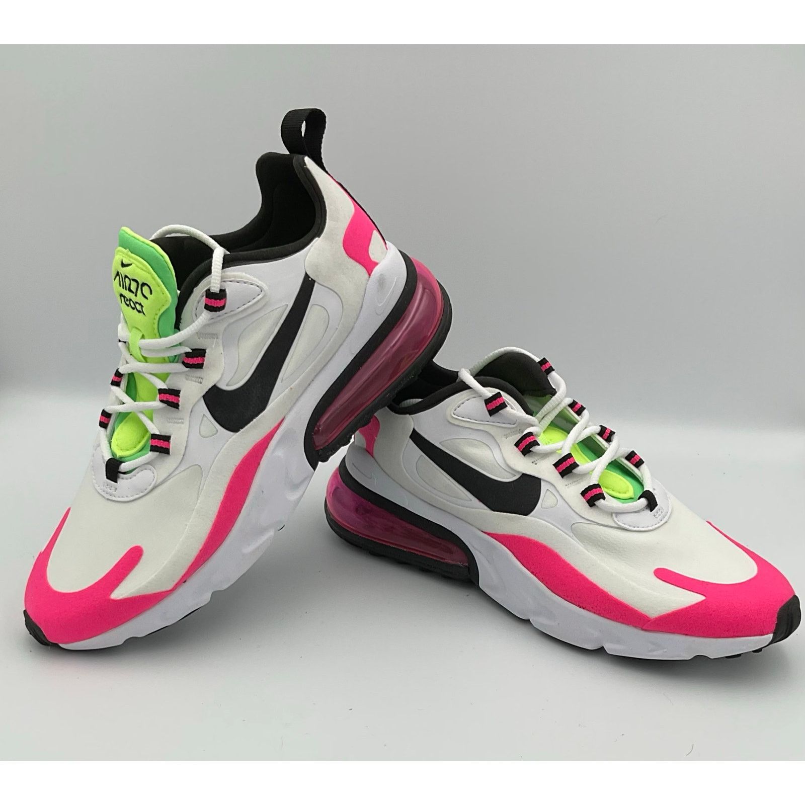 Nike Air Max 270 React 'Hyper Pink' CJ0619-101 Sz Women