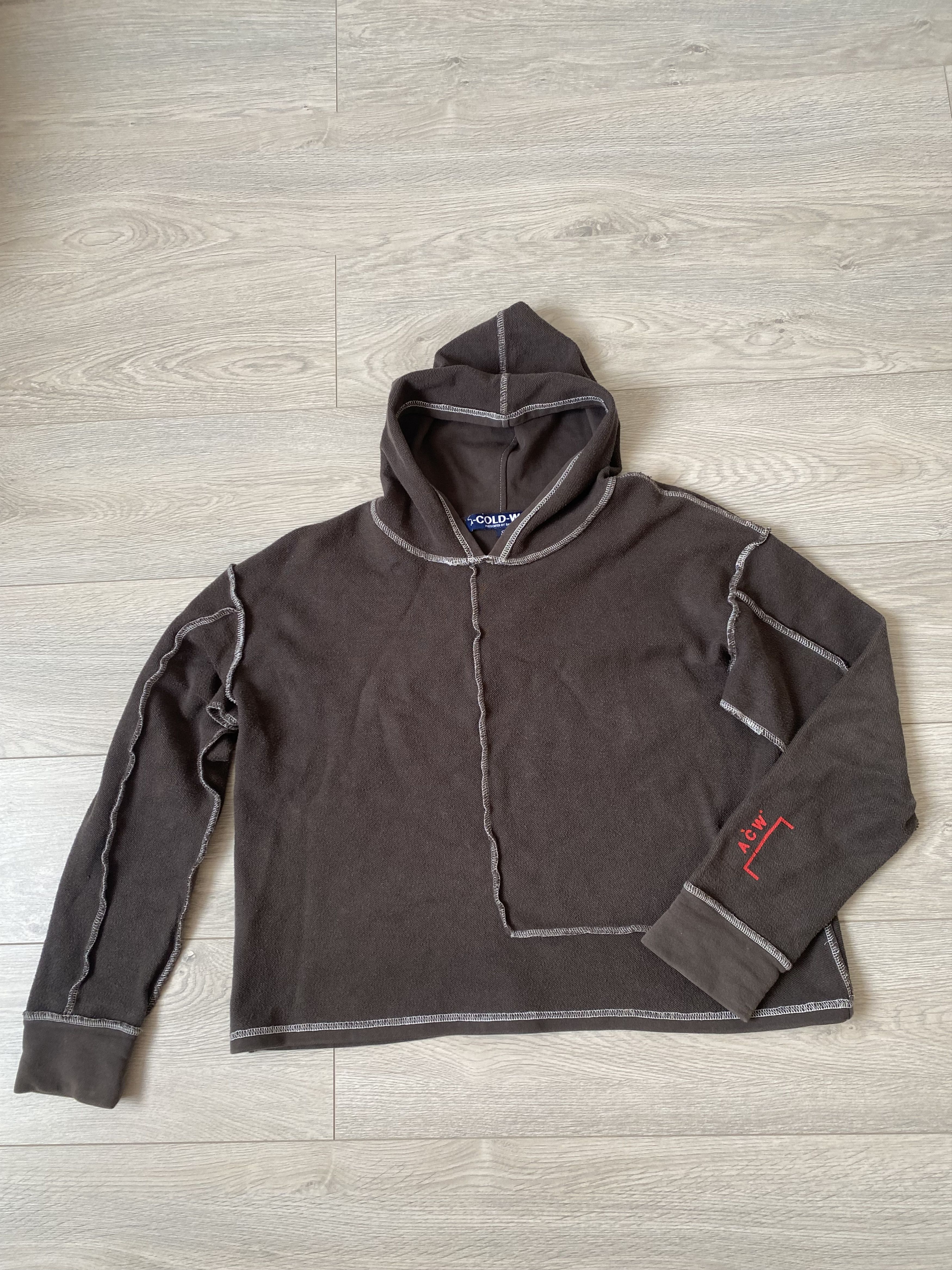 image of A Cold Wall Oversize Hoodie in Grey, Men's (Size Small)