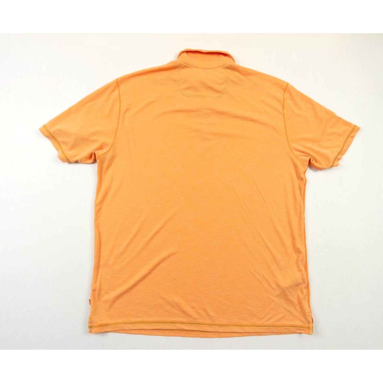 Tommy Bahama Tommy Bahama Polo Shirt Mens Large Orange Short Sleeve Collared Adult Casual Sportswear Size US L / EU 52-54 / 3 - 6 Thumbnail