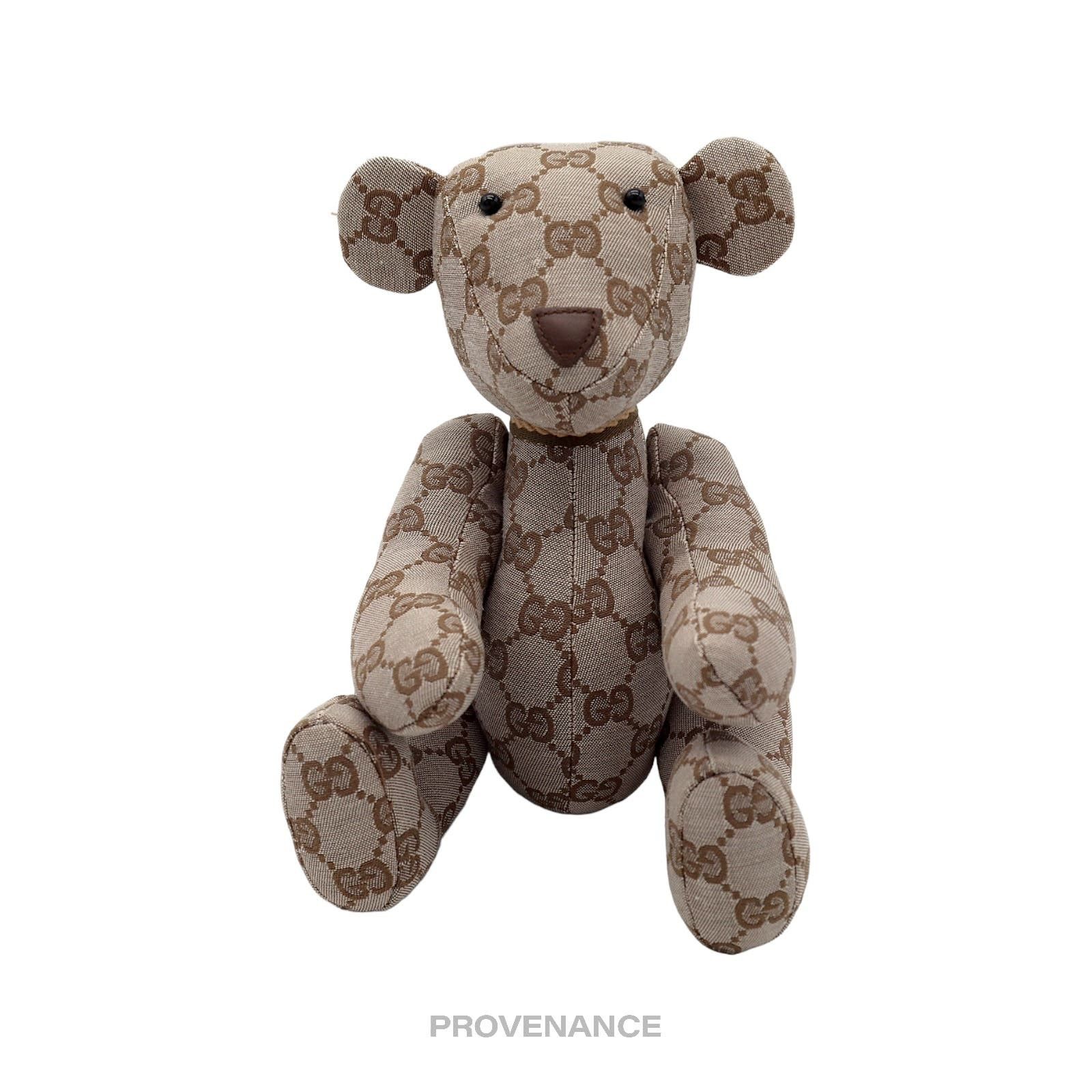 image of Gucci Teddy Bear - Light Brown GG Canvas, Men's