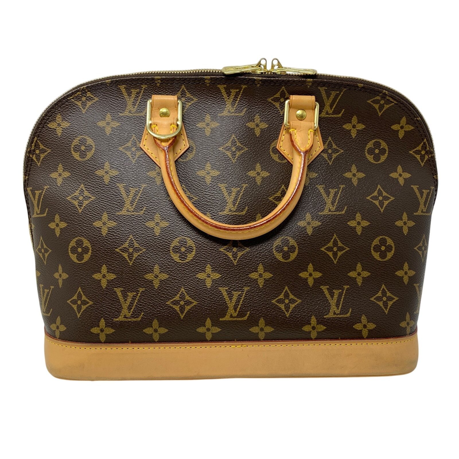 Louis Vuitton VTG Louis Vuitton Alma Handbag Monogram Canvas Made In USA Size ONE SIZE - 8 Thumbnail