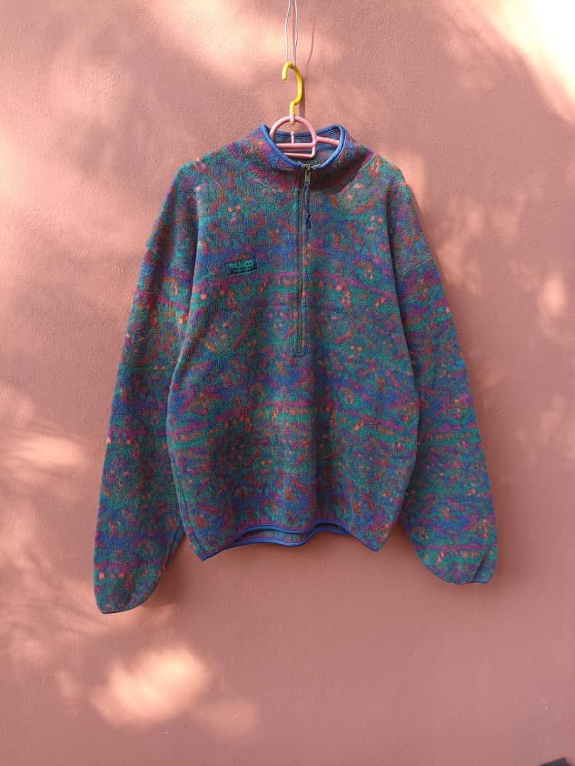 Japanese Brand × Vintage Vintage LAACO Sweatshirt Fleece Half zip Size US L / EU 52-54 / 3 - 1 Thumbnail