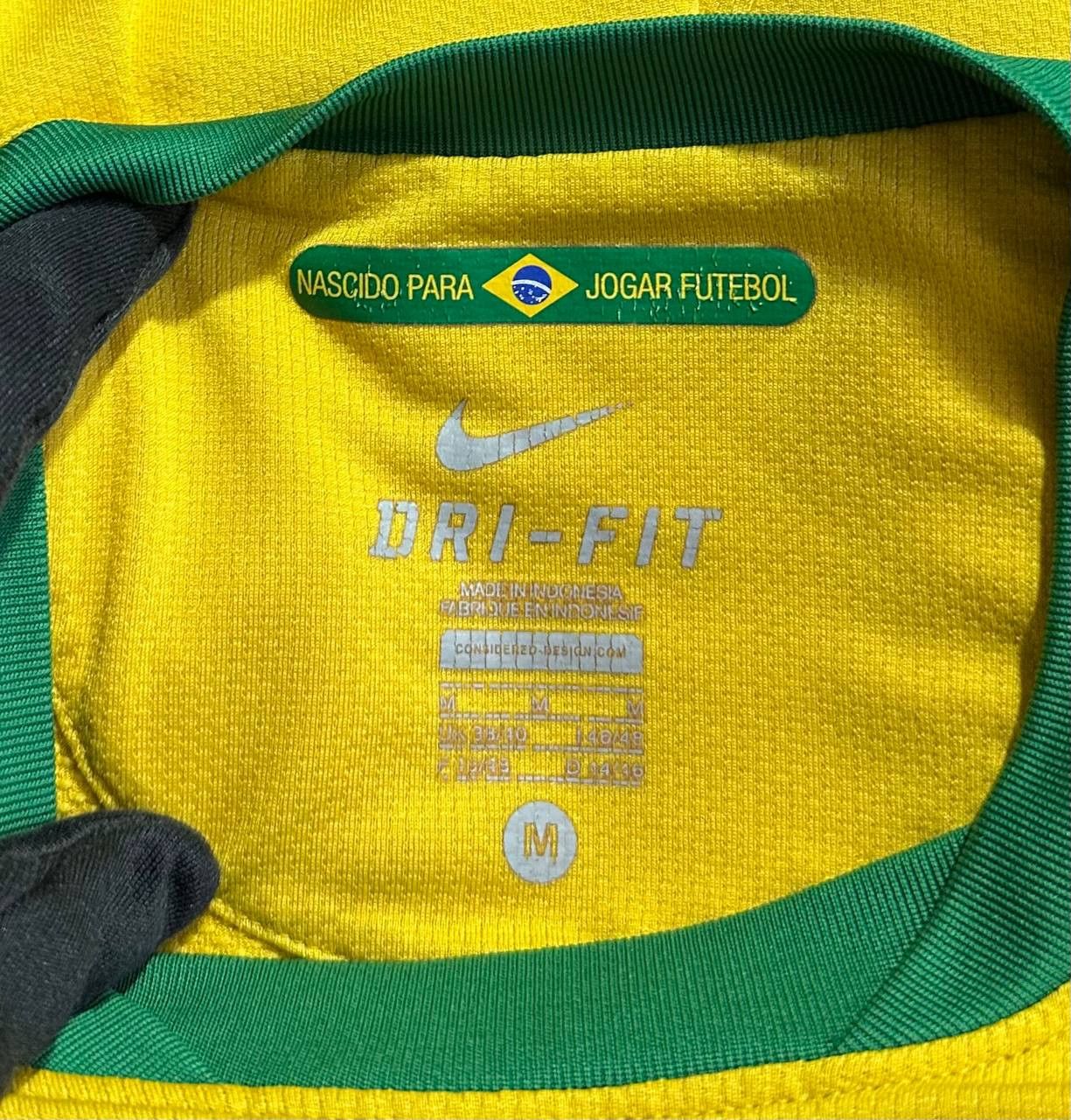 Nike BRAZIL 2010 - 2011 home FOOTBALL Shirt soccer jersey NIKE Size US M / EU 48-50 / 2 - 6 Thumbnail