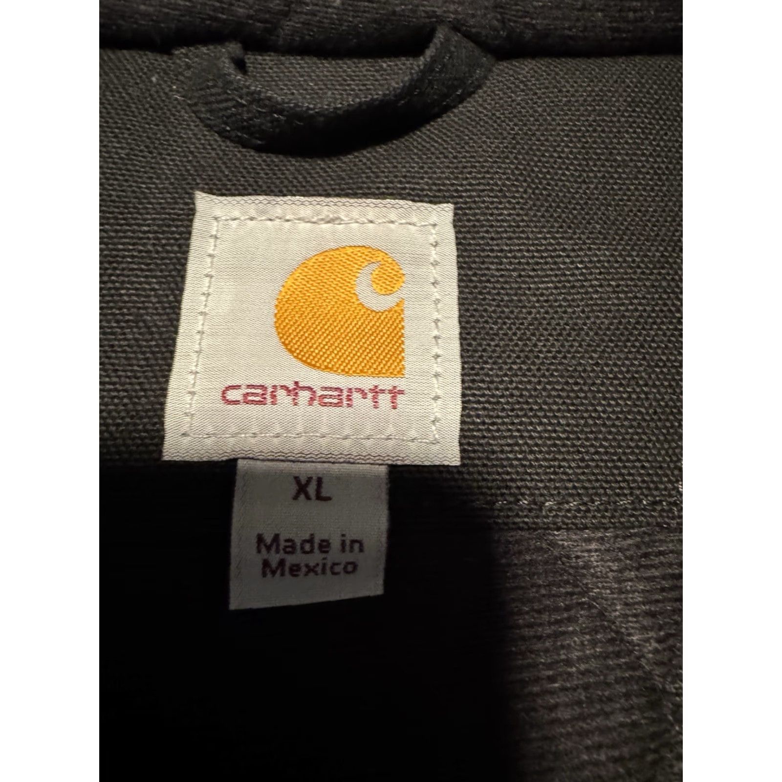 Carhartt Carhartt Jacket Mens XL Canvas Duck Quilted Lining 103940 Black RIGID Logo Size US XL / EU 56 / 4 - 6 Thumbnail