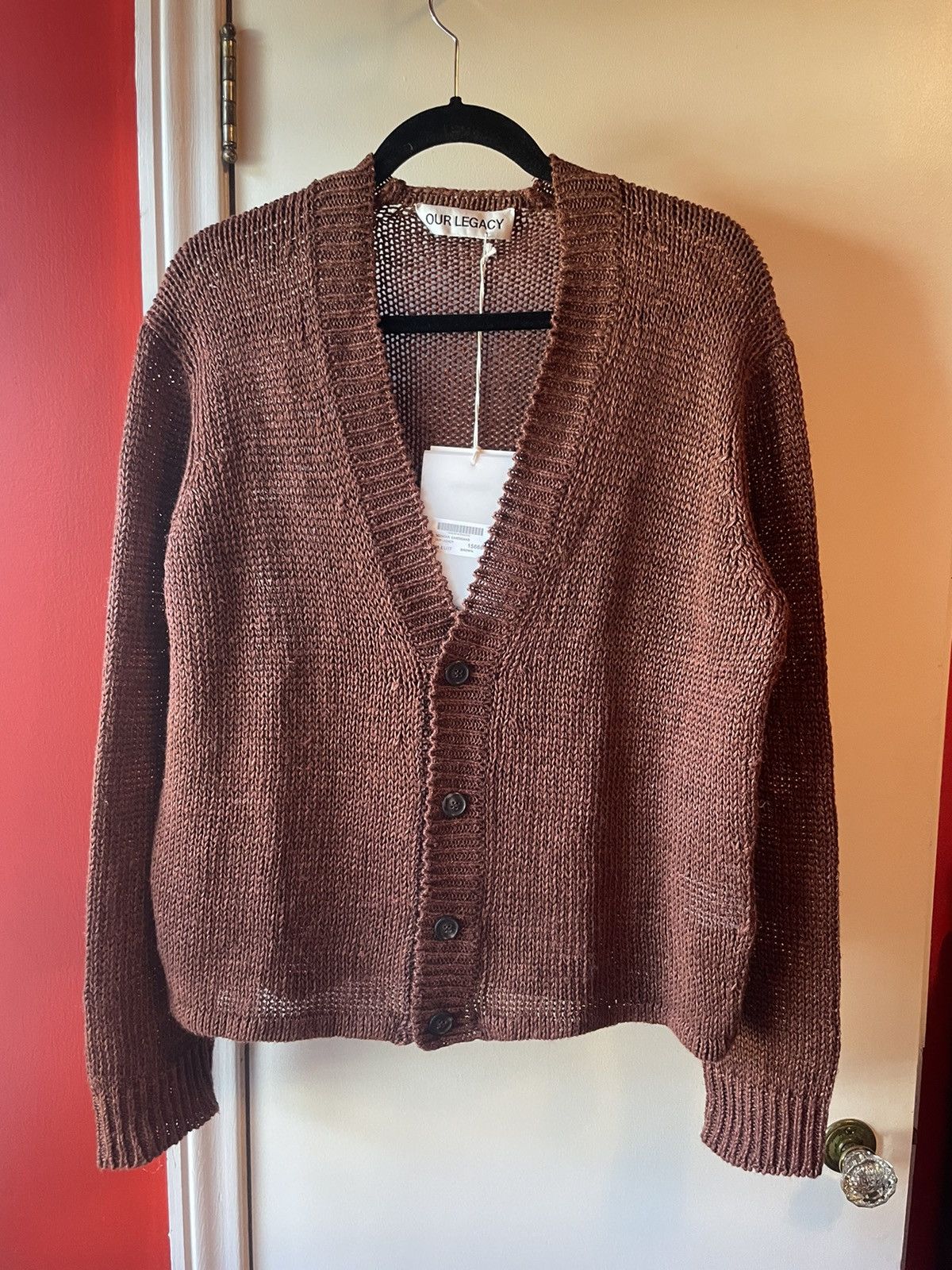 【送料&関税込】Our Legacy Cardigan academy OUR LEGACY Academy Alpaca and Wool-Blend Cardigan for Men