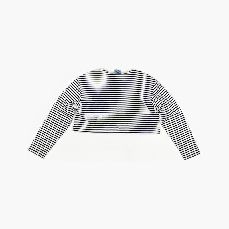Prada Prada Striped Long Sleeve Knit TShirt-2506 Size US XS / EU 42 / 0 - 6 Thumbnail