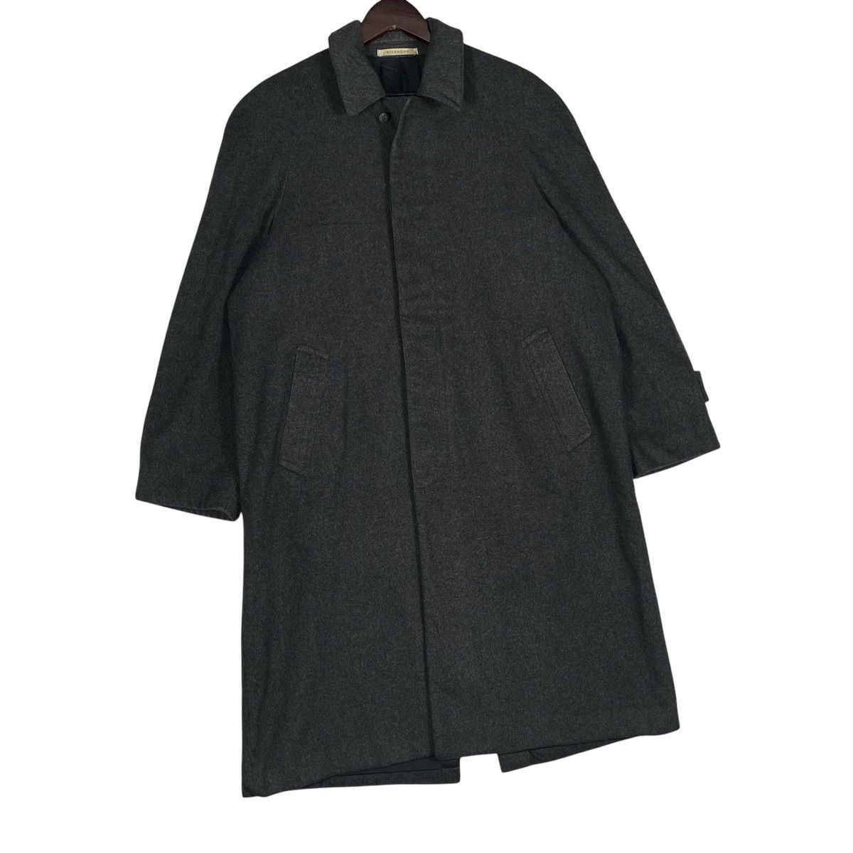 Givenchy Vintage Monsieur Givenchy 100% Cashmere Overcoat Size US L / EU 52-54 / 3 - 2 Thumbnail