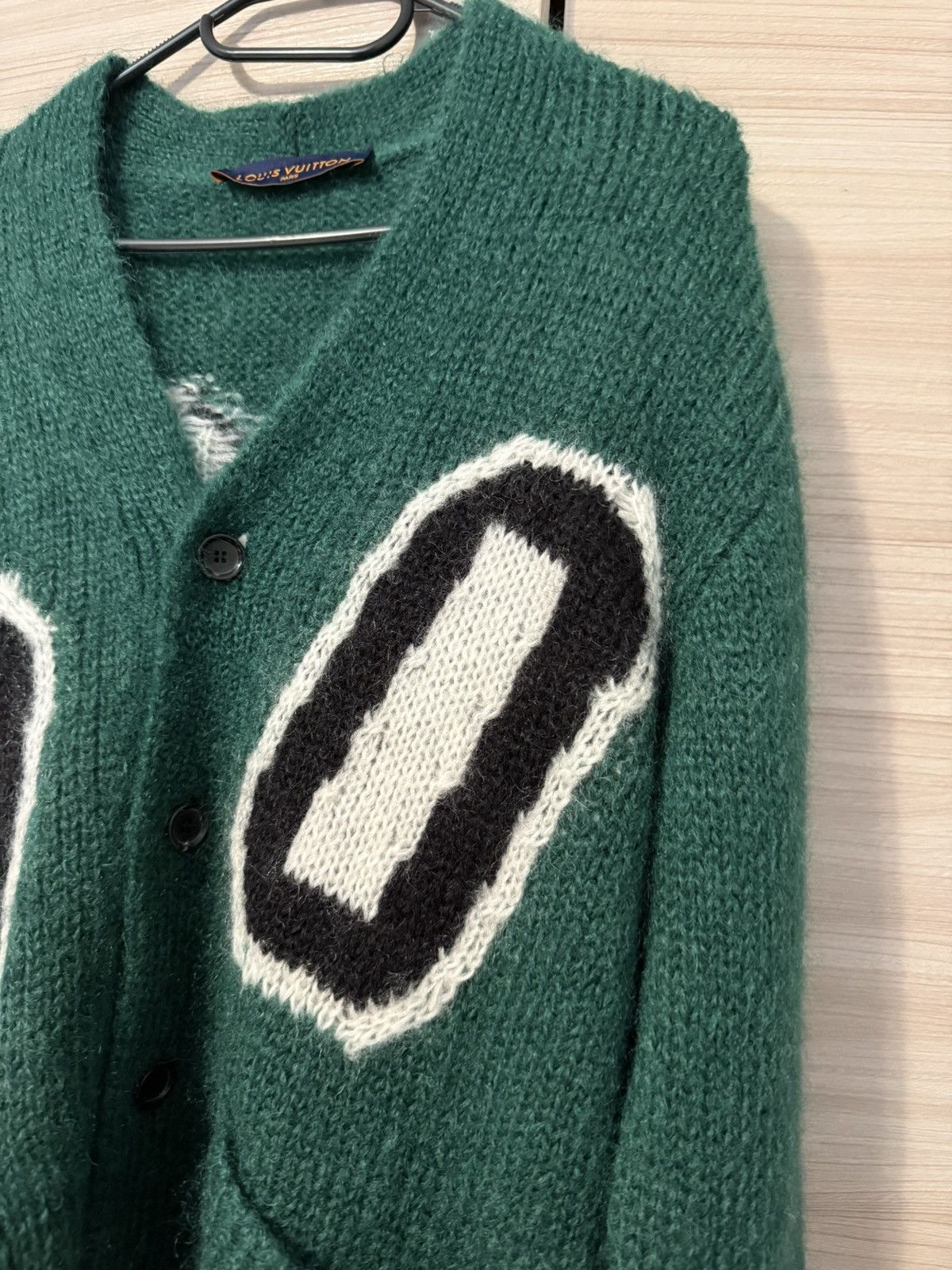 Louis Vuitton Louis Vuitton Green Mohair Knit Cardigan Sweater Season 2022 Size US S / EU 44-46 / 1 - 4 Thumbnail
