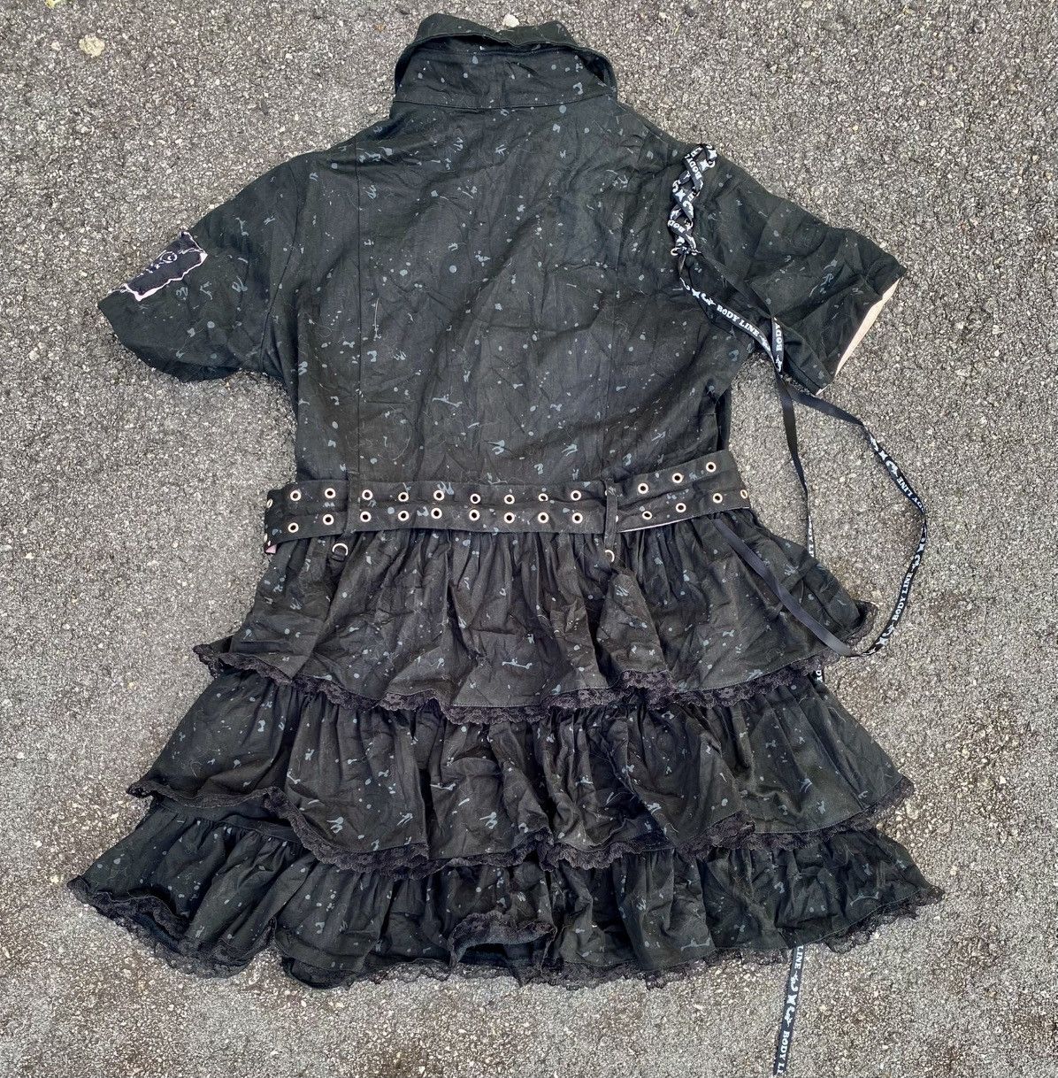 If Six Was Nine blood storm punk mini dress Size M / US 6-8 / IT 42-44 - 2 Thumbnail