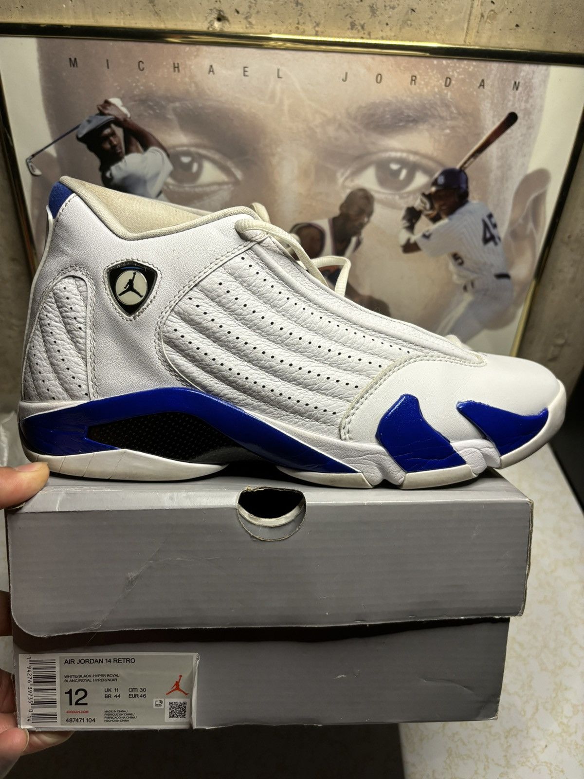 Ｍ Air Jordan 14 Retro Hyper Royal
