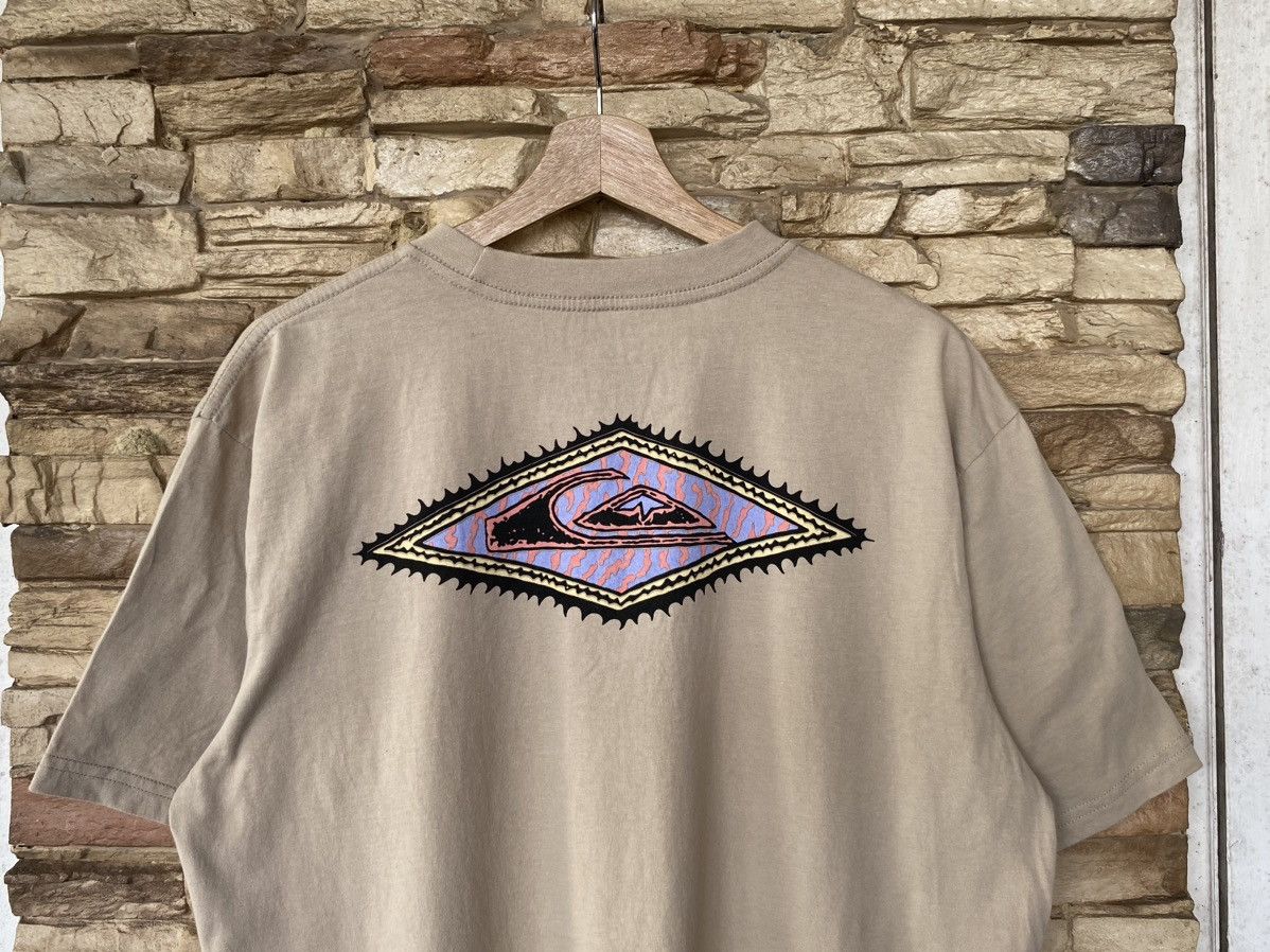 Quiksilver Quiksilver Backhit Logo Surfing Tees y2k billabong vintage Size US L / EU 52-54 / 3 - 5 Thumbnail