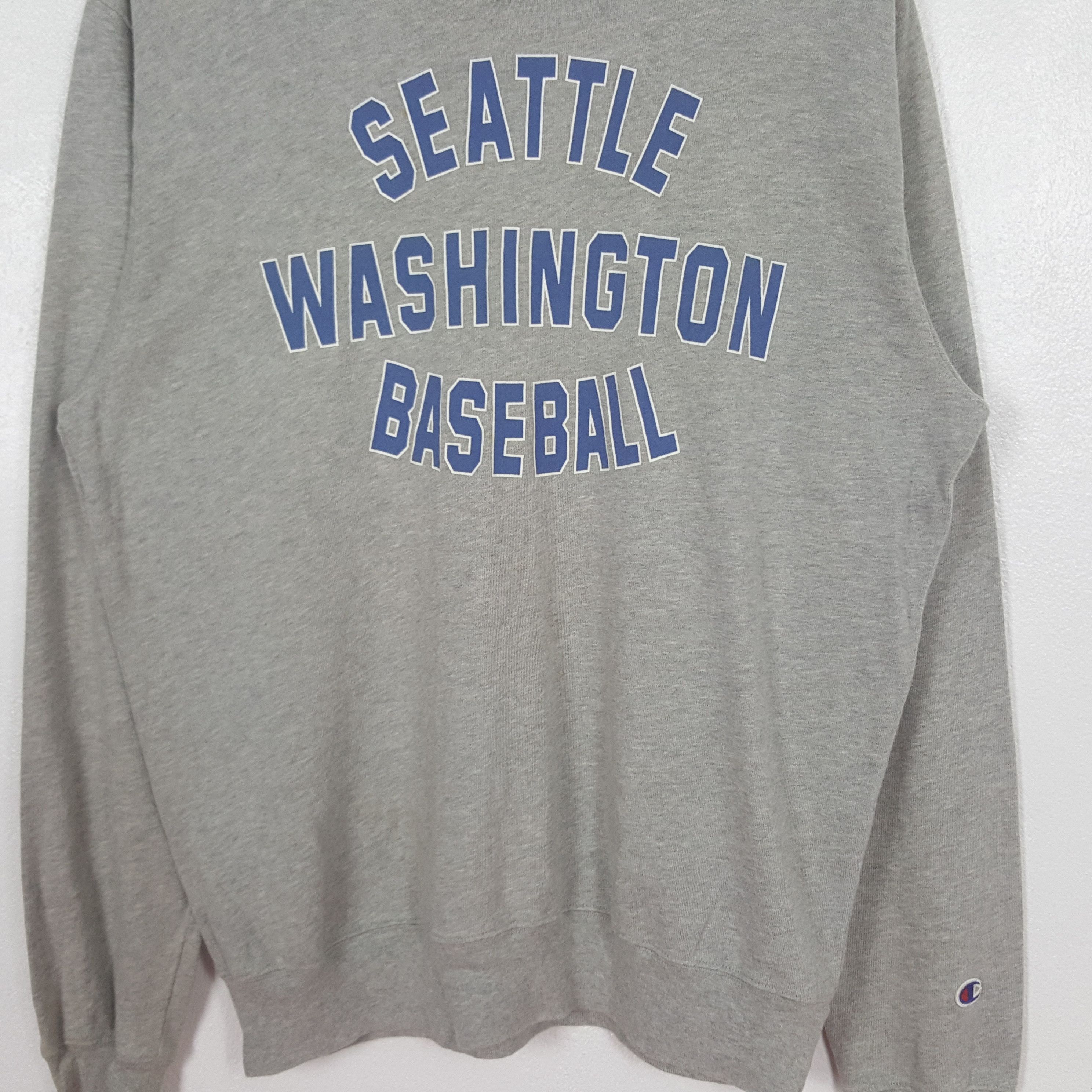 Champion Vintage Seattle Washington Baseball MLB Sweatshirt C309N3 Size US M / EU 48-50 / 2 - 2 Thumbnail