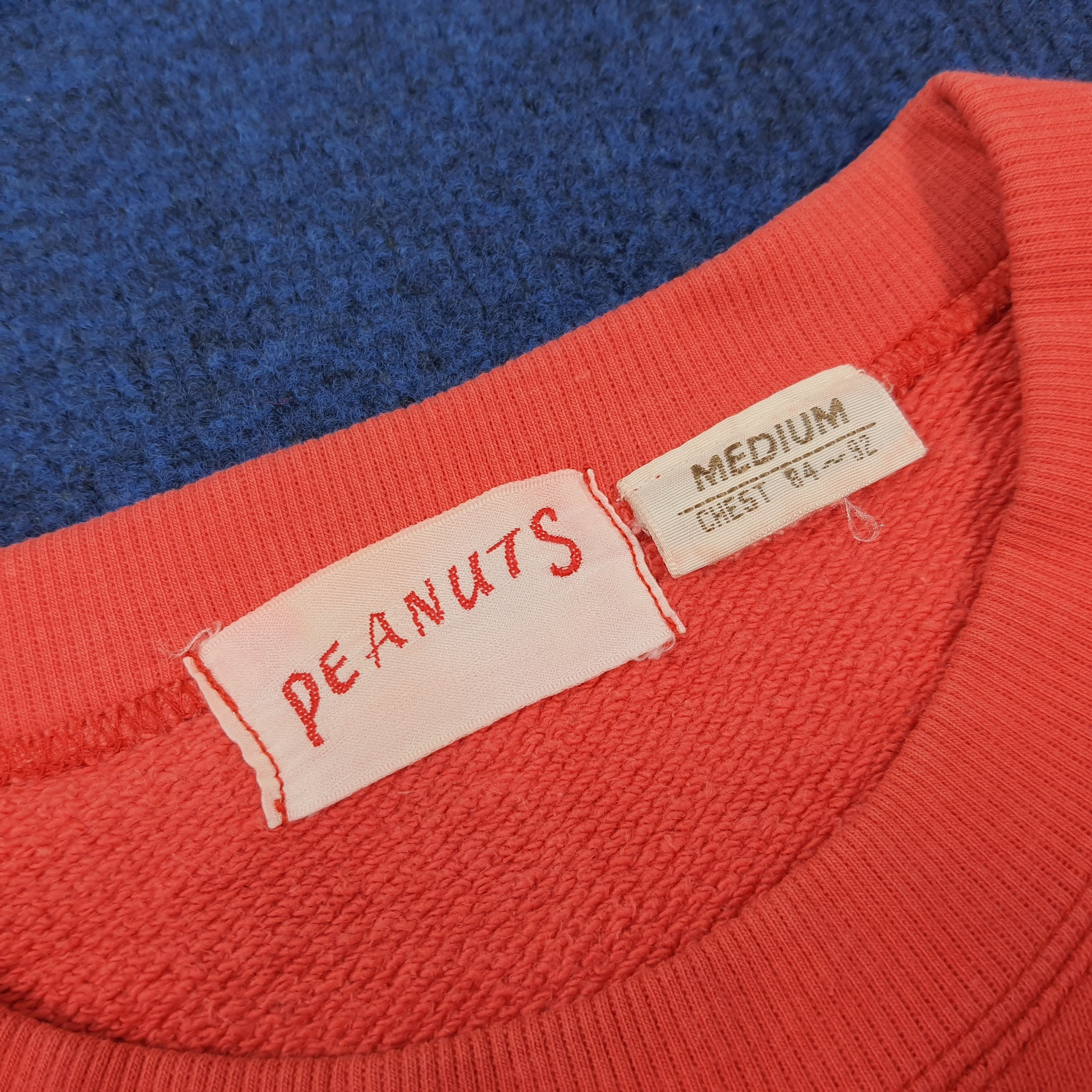 Peanuts Vintage 90s Snoopy Peanuts Baseball Sweatshirt C306N15 Size US M / EU 48-50 / 2 - 5 Thumbnail