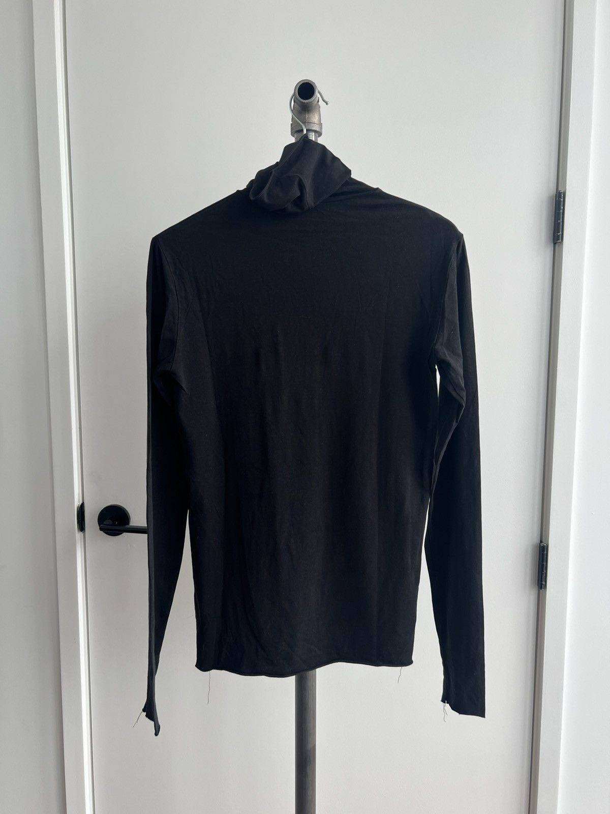Haider Ackermann Black Cotton Turtleneck Size US S / EU 44-46 / 1 - 2 Thumbnail