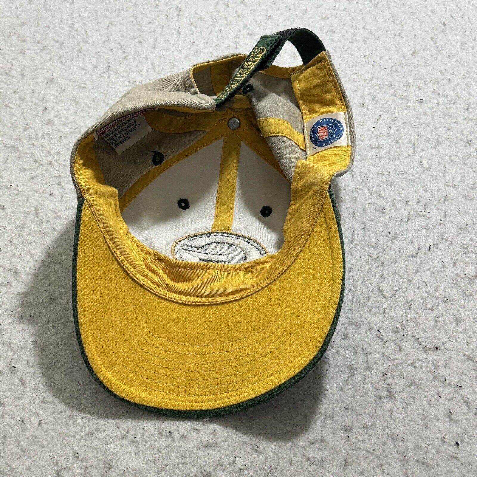 NFL NFL Green Bay Packers Baseball Cap Green Hat Beige Size ONE SIZE - 7 Thumbnail