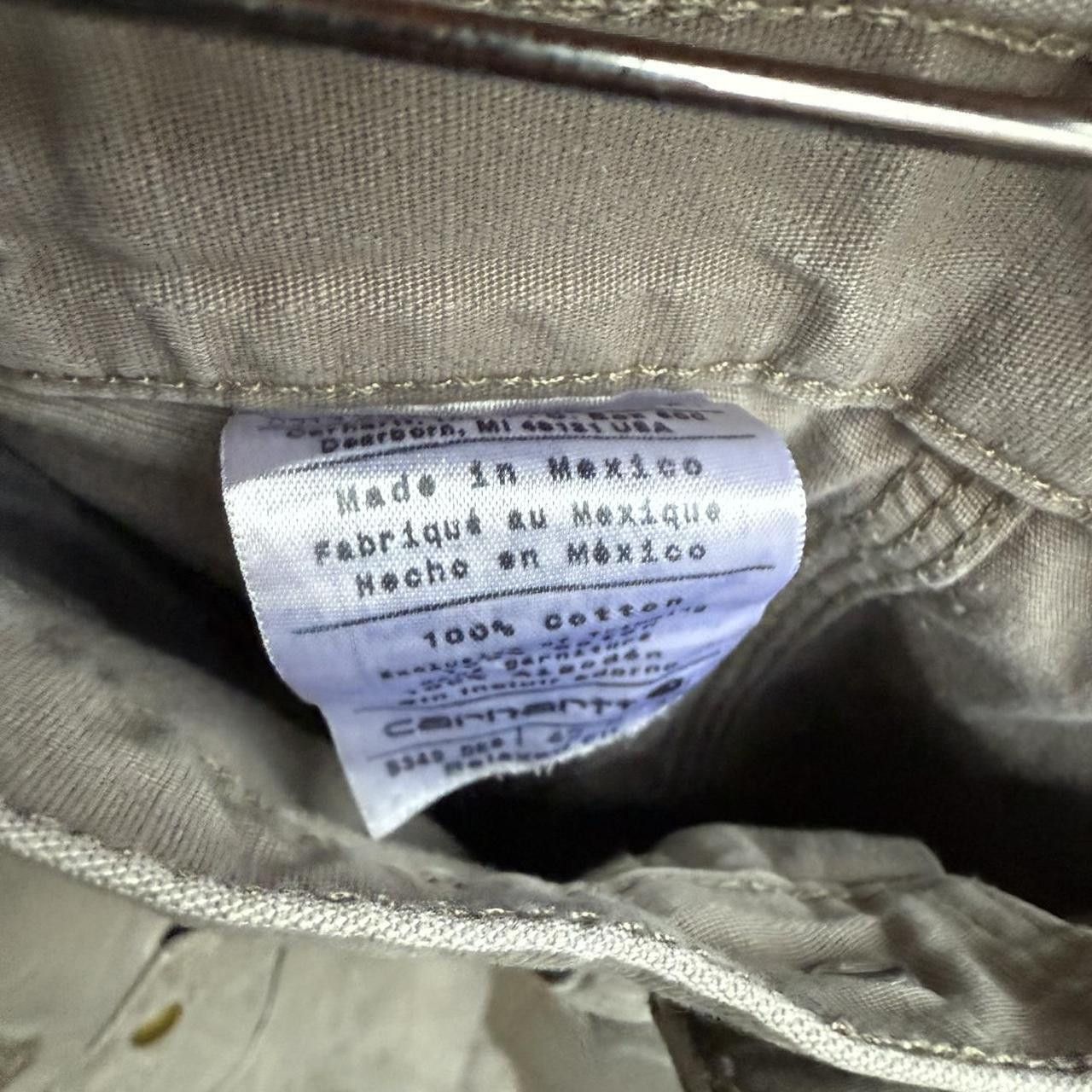 Carhartt Carhartt Vintage 90s Cargo Beige Made in Mexico Oversize Size US 38 / EU 54 - 4 Thumbnail