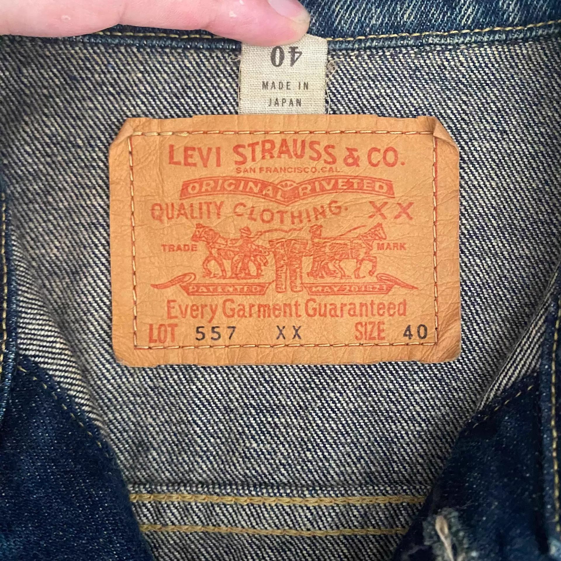 Levi's Levi's LVC 557 Type3 Denim Jacket Japan 3001 NM Size US S / EU 44-46 / 1 - 7 Thumbnail