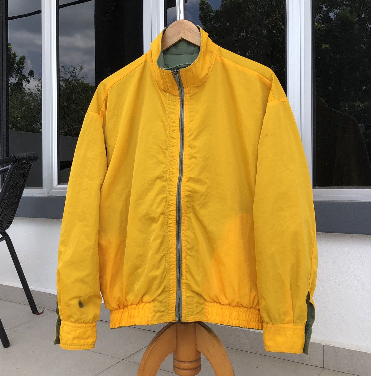 Vintage Vintage 1980 CAMEL TROPHY Reversible Bomber Jacket Size US L / EU 52-54 / 3 - 14 Thumbnail