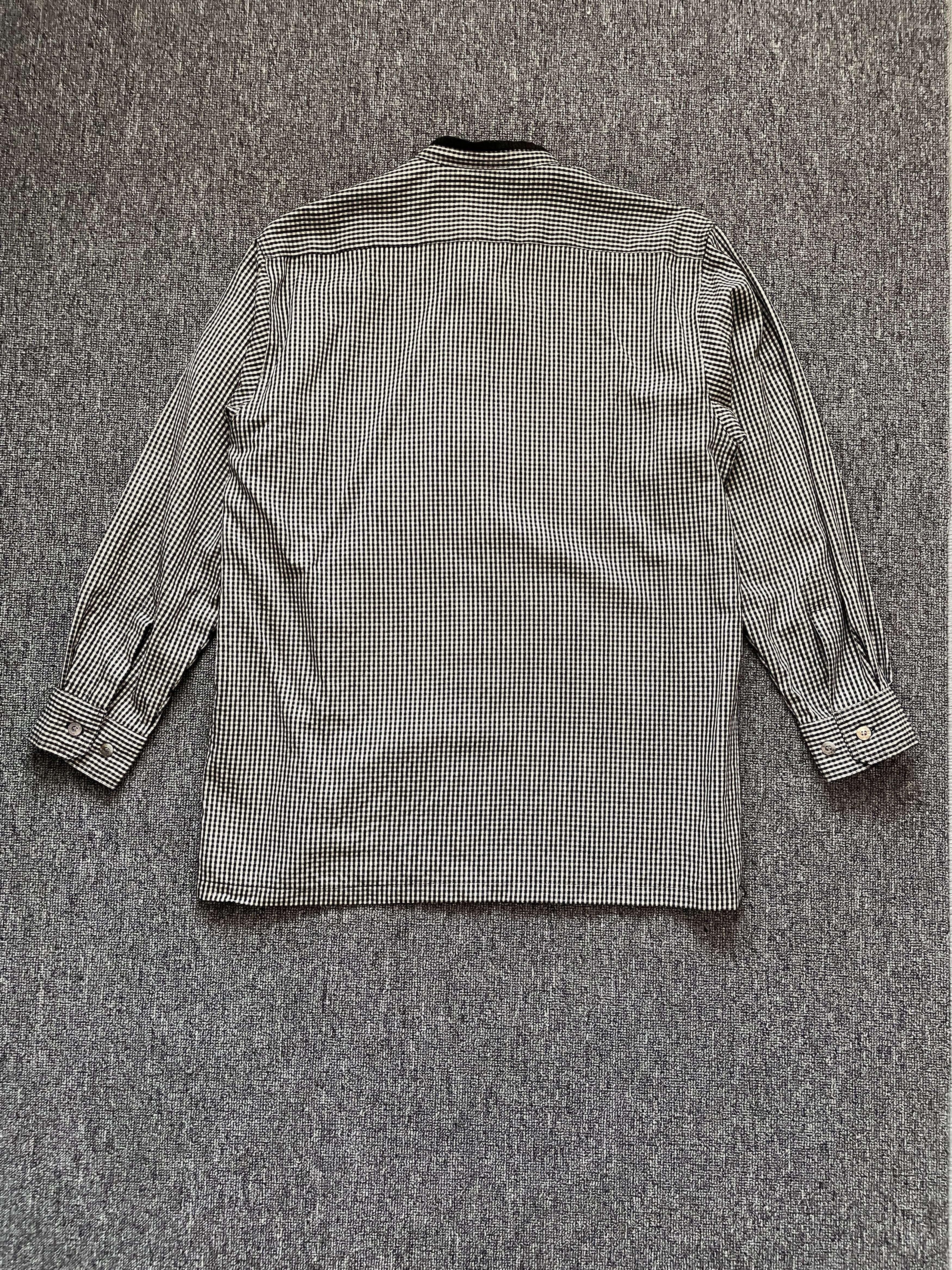 Hardy Amies 90s Hardy Amies London Long Sleeve Shirt Wool Stand Collar Size US M / EU 48-50 / 2 - 5 Thumbnail